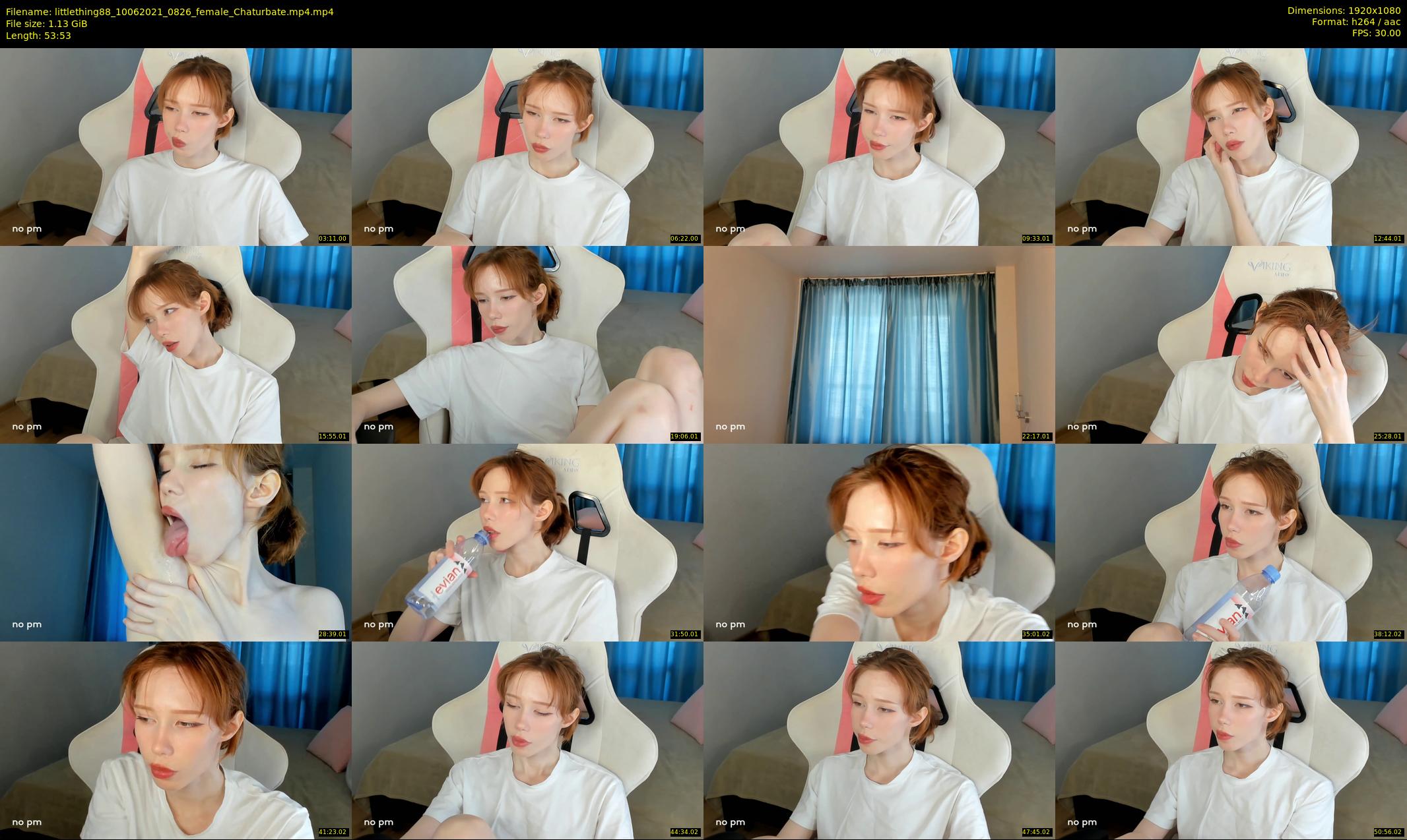 littlething88 — 54 minute Chaturbate female cam show recording, 1080p, Jun 10, 2021
