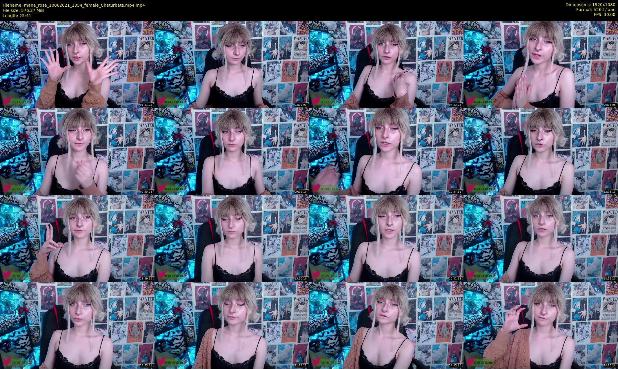 mana_rose — 26 minute Chaturbate female cam show recording, 1080p, Jun 10, 2021
