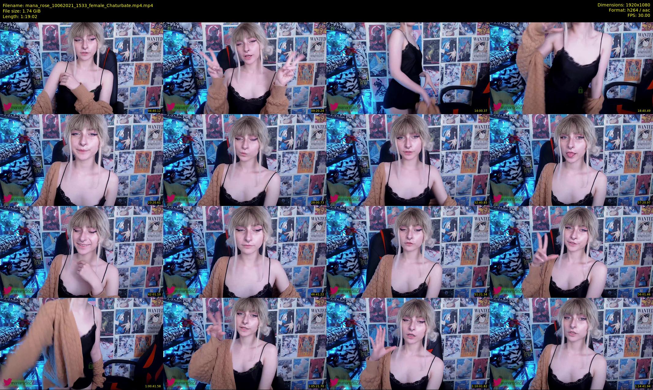mana_rose — 80 minute Chaturbate female cam show recording, 1080p, Jun 10, 2021