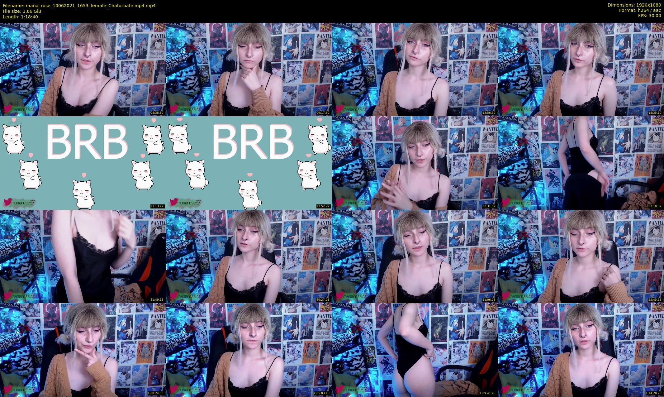 mana_rose — 79 minute Chaturbate female cam show recording, 1080p, Jun 10, 2021