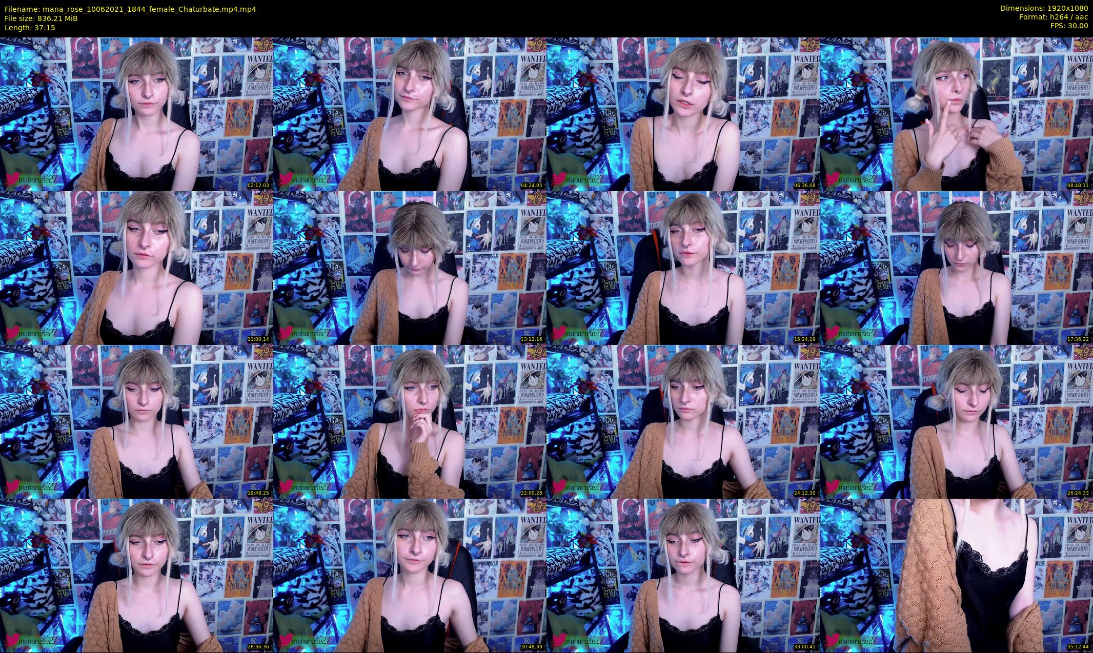 mana_rose — 38 minute Chaturbate female cam show recording, 1080p, Jun 10, 2021