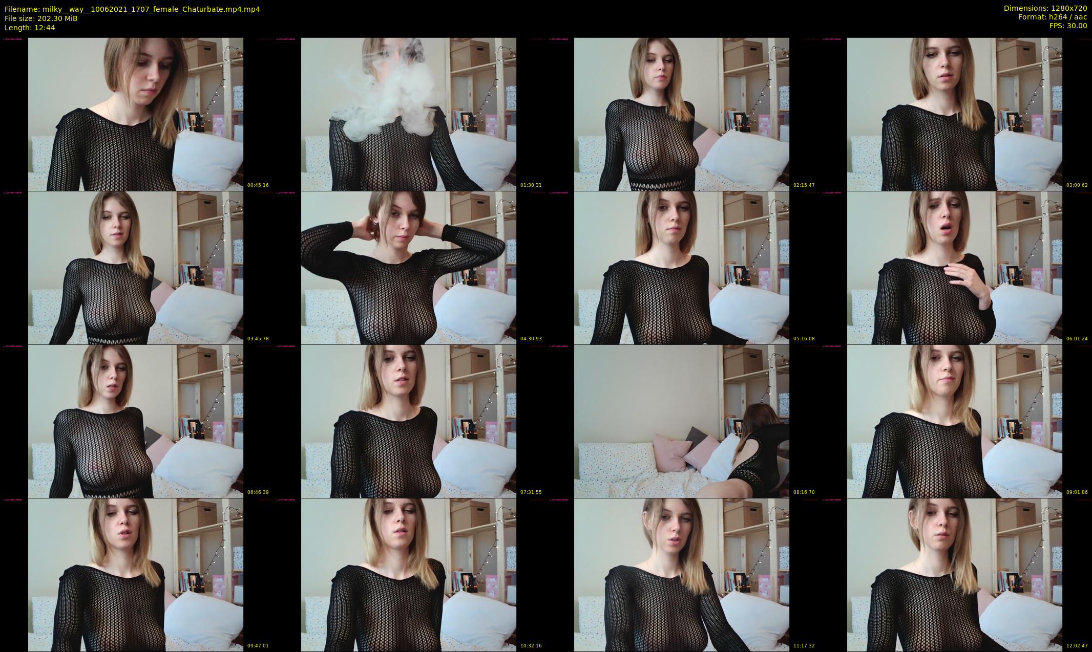 milky__way_ — 13 minute Chaturbate female cam show recording, 720p, Jun 10, 2021