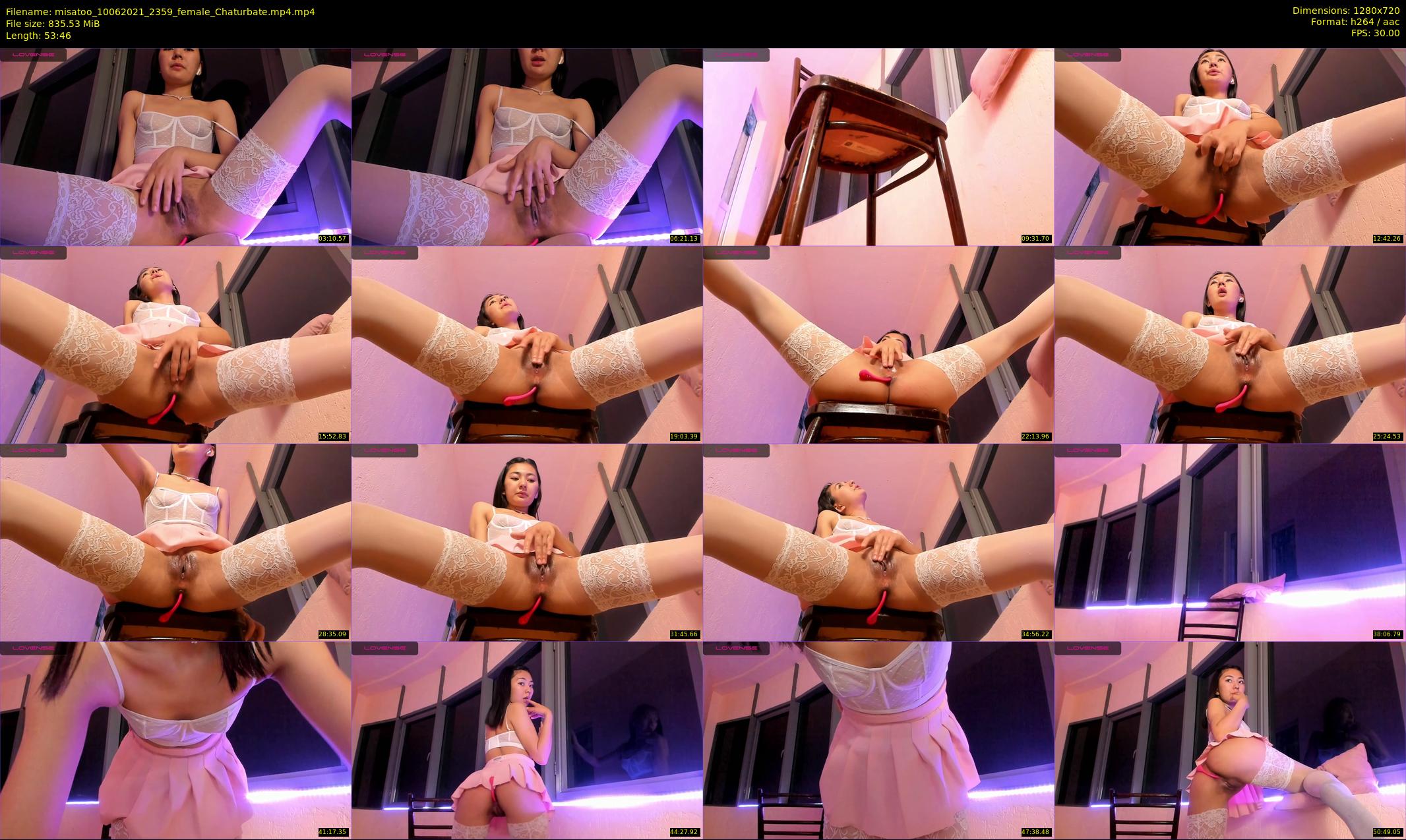 misatoo — 54 minute Chaturbate female cam show recording, 720p, Jun 10, 2021