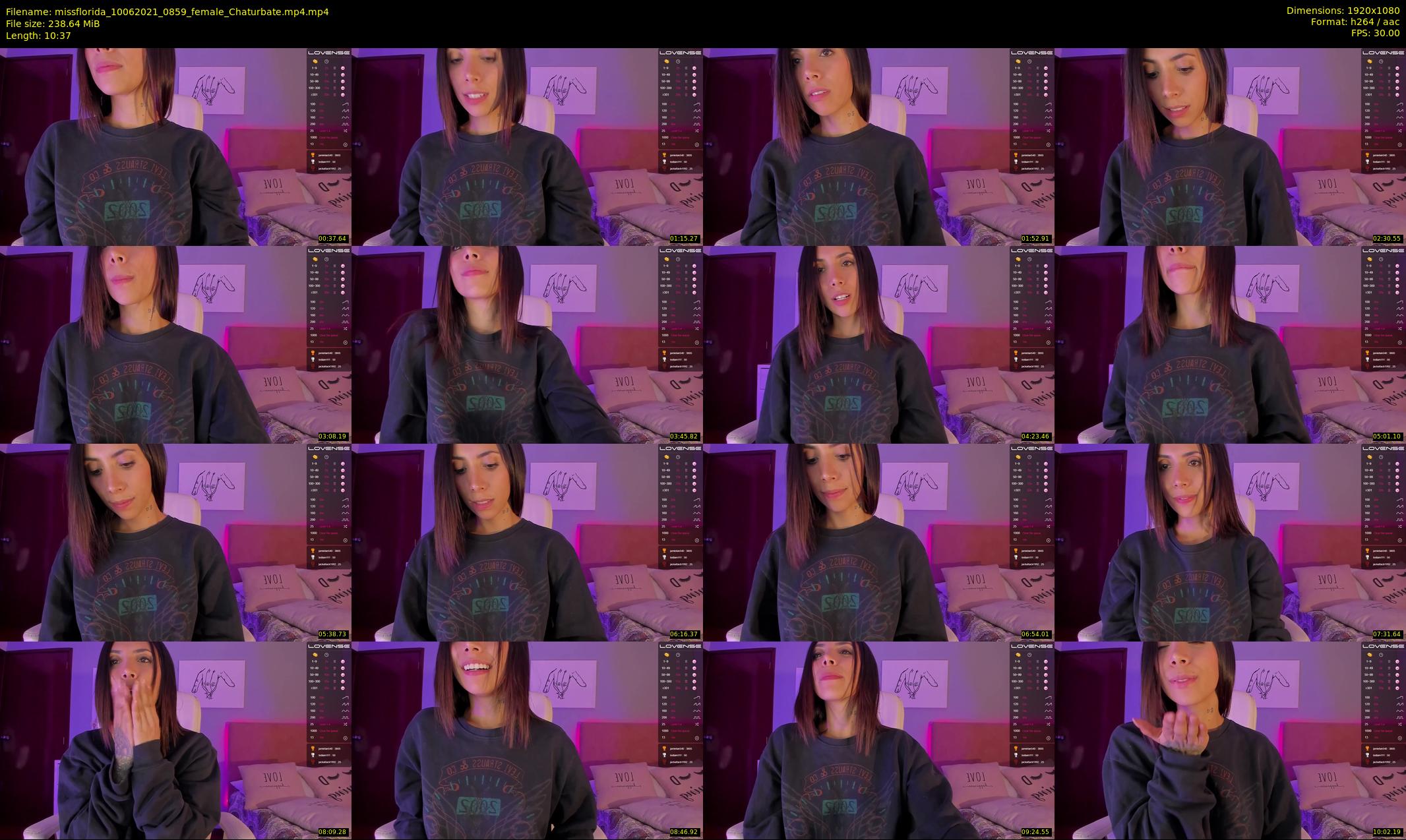 missflorida — 11 minute Chaturbate female cam show recording, 1080p, Jun 10, 2021