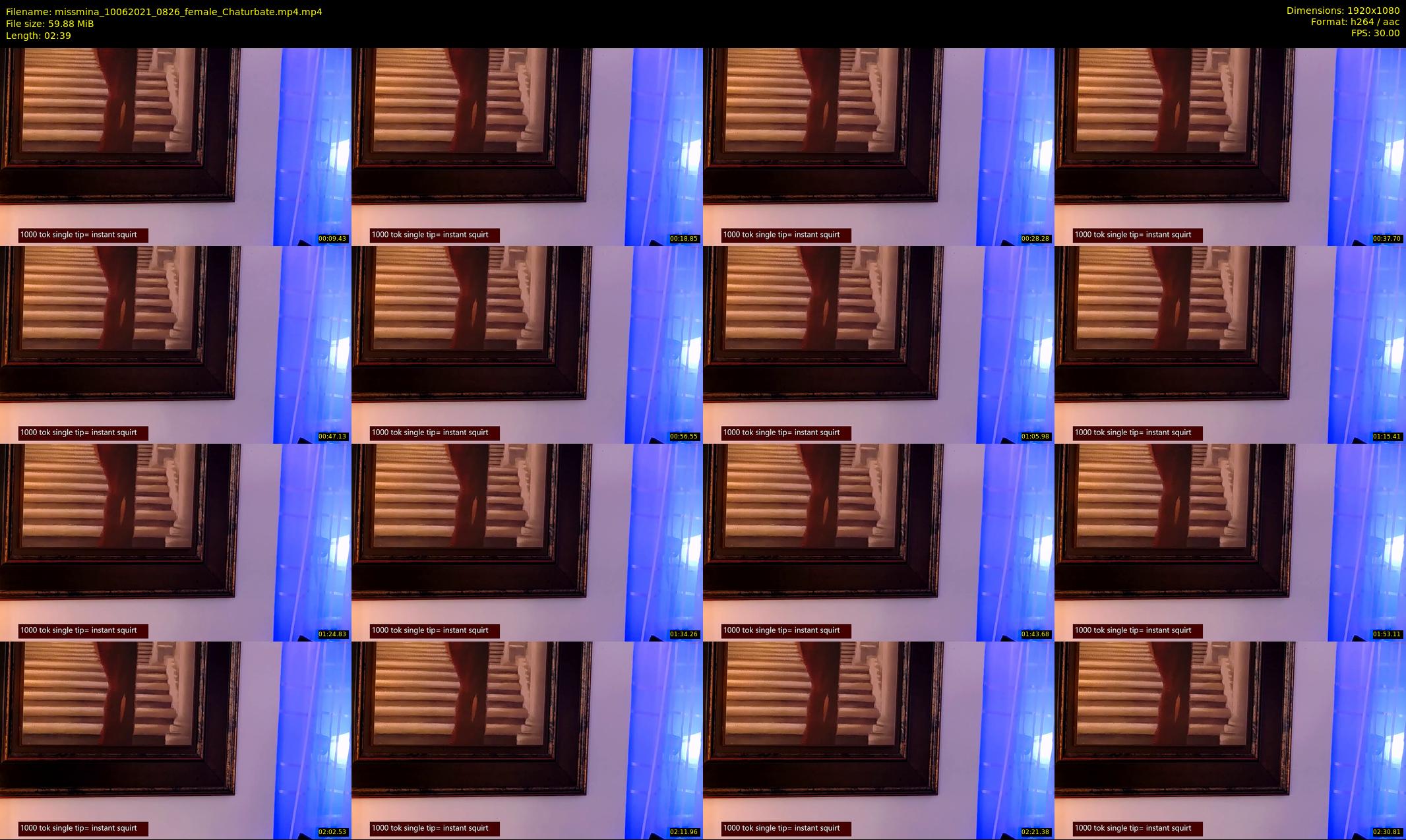 missmina — 3 minute Chaturbate female cam show recording, 1080p, Jun 10, 2021