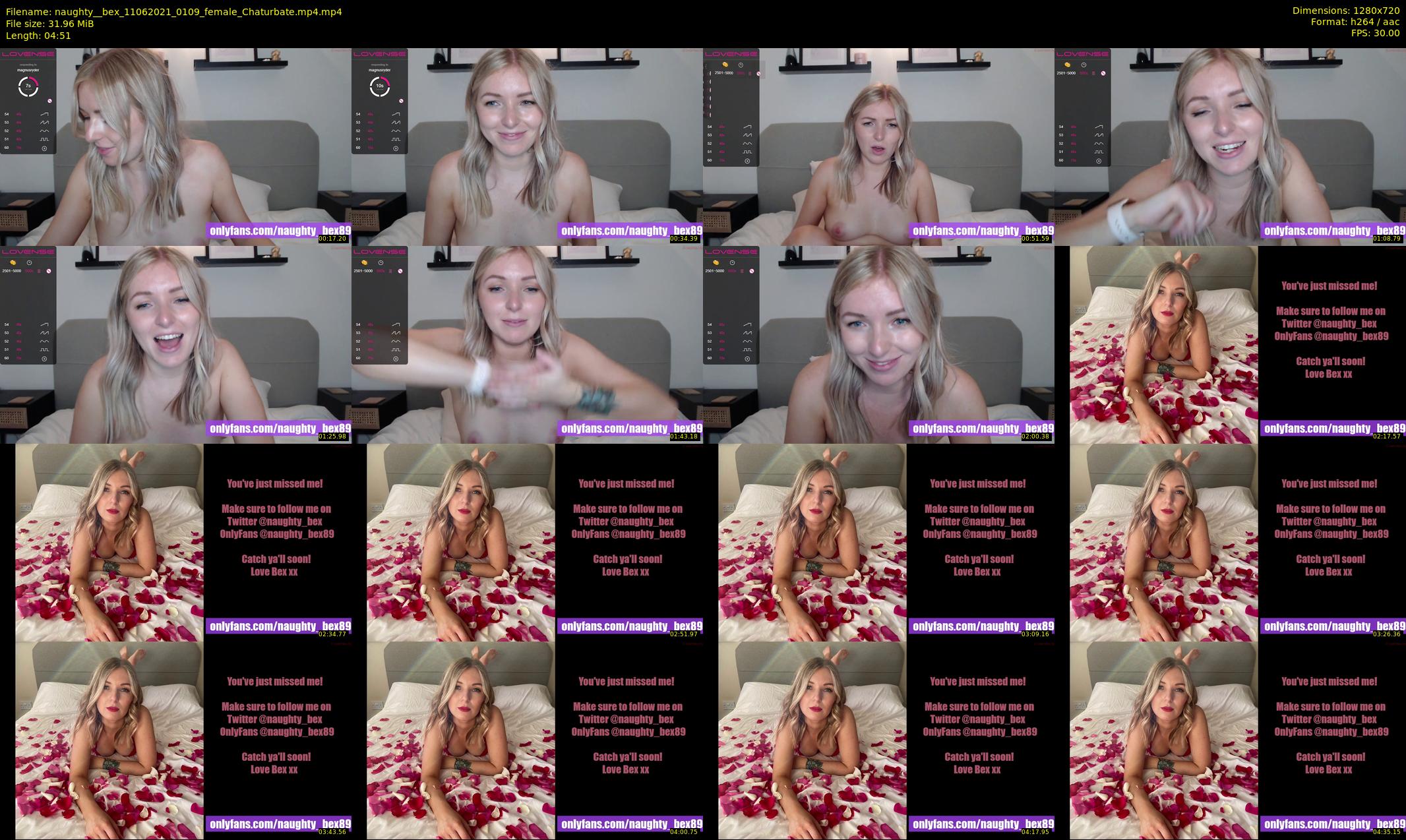 naughty__bex — 5 minute Chaturbate female cam show recording, 720p, Jun 11, 2021