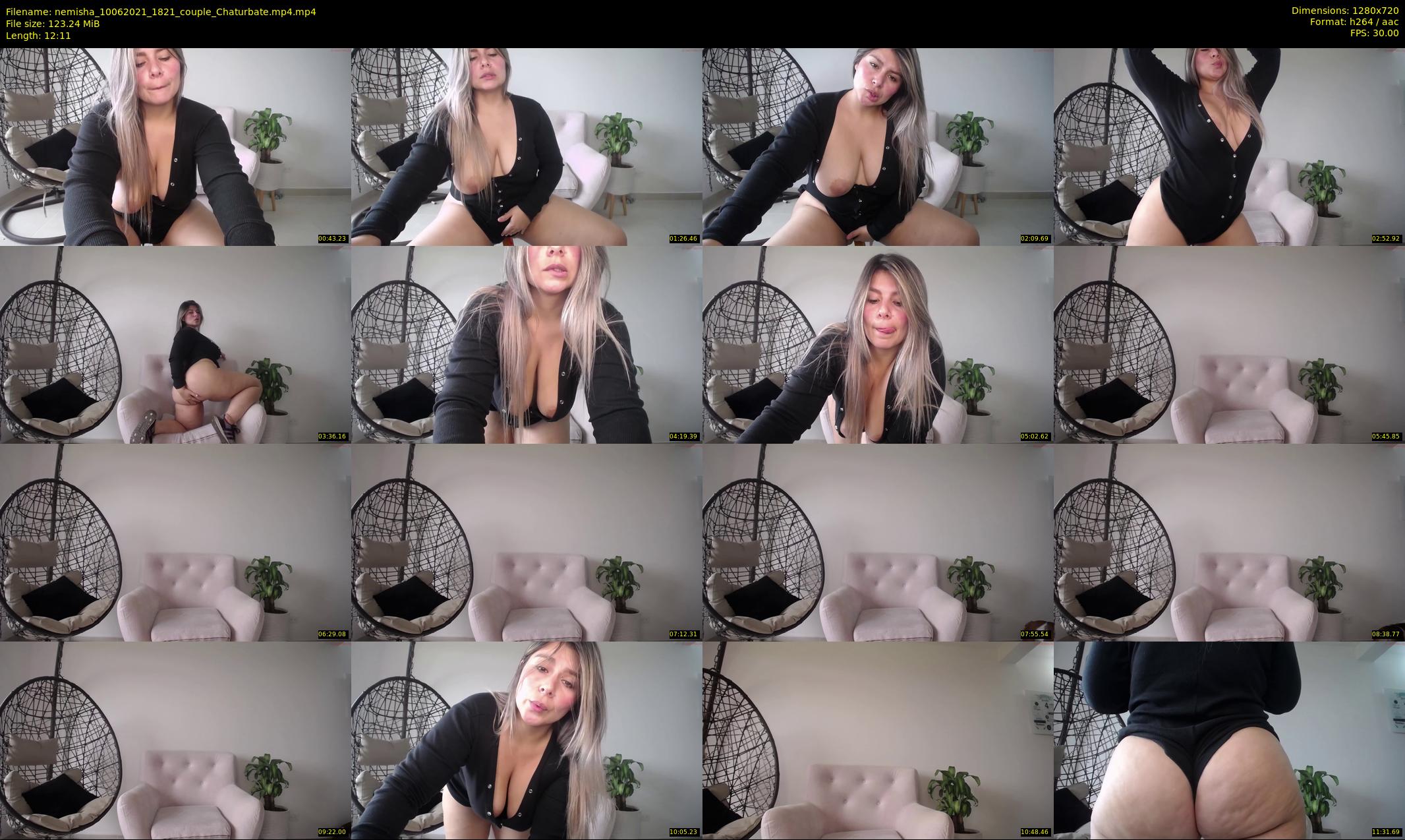 nemisha — 13 minute Chaturbate female cam show recording, 720p, Jun 10, 2021