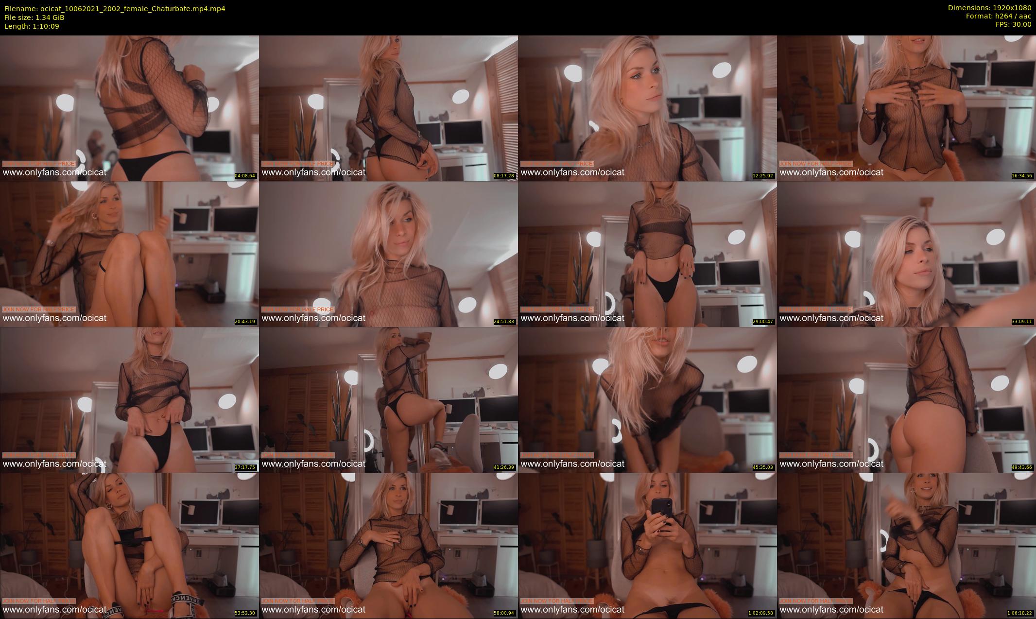 ocicat — 71 minute Chaturbate female cam show recording, 1080p, Jun 10, 2021