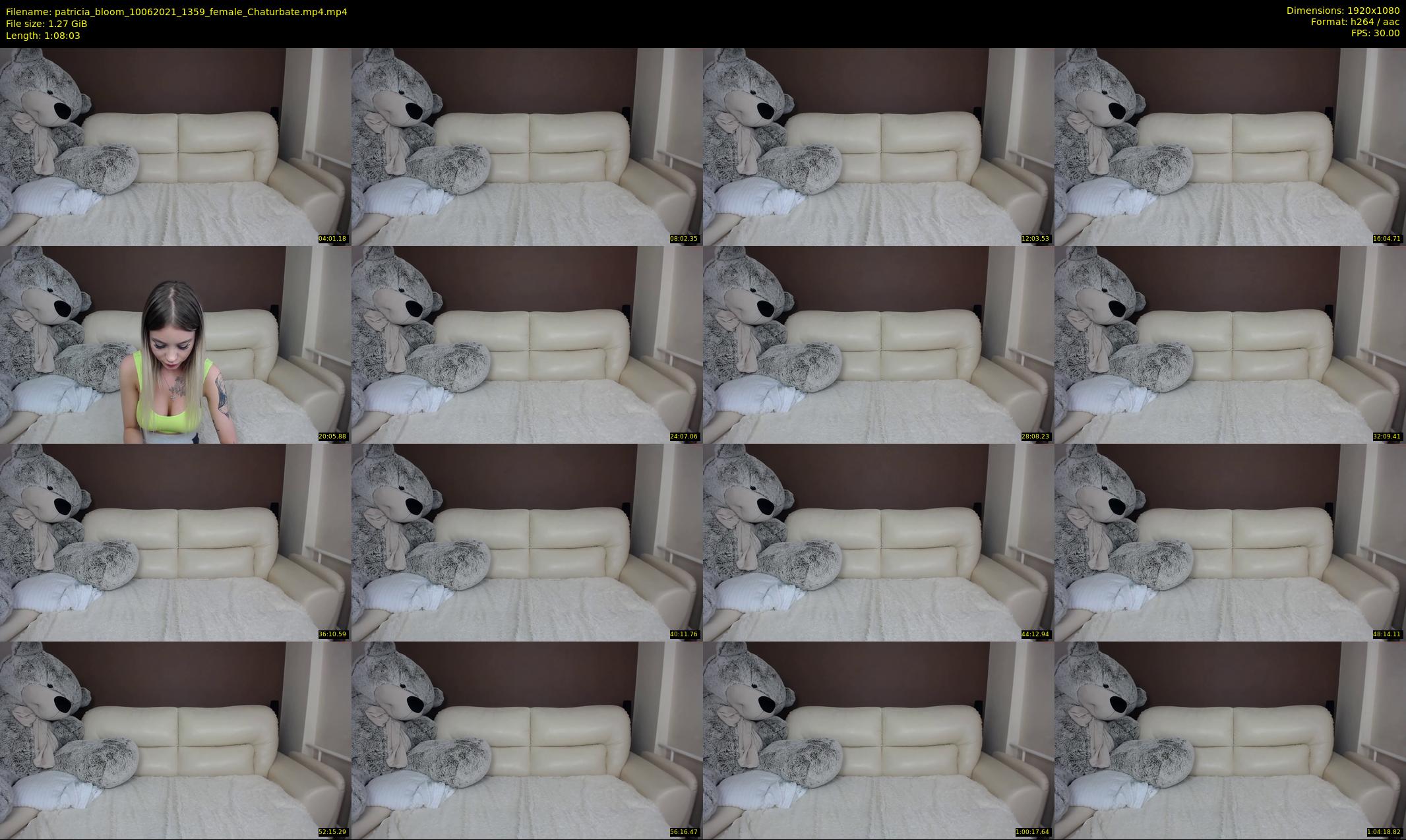 patricia_bloom — 69 minute Chaturbate female cam show recording, 1080p, Jun 10, 2021
