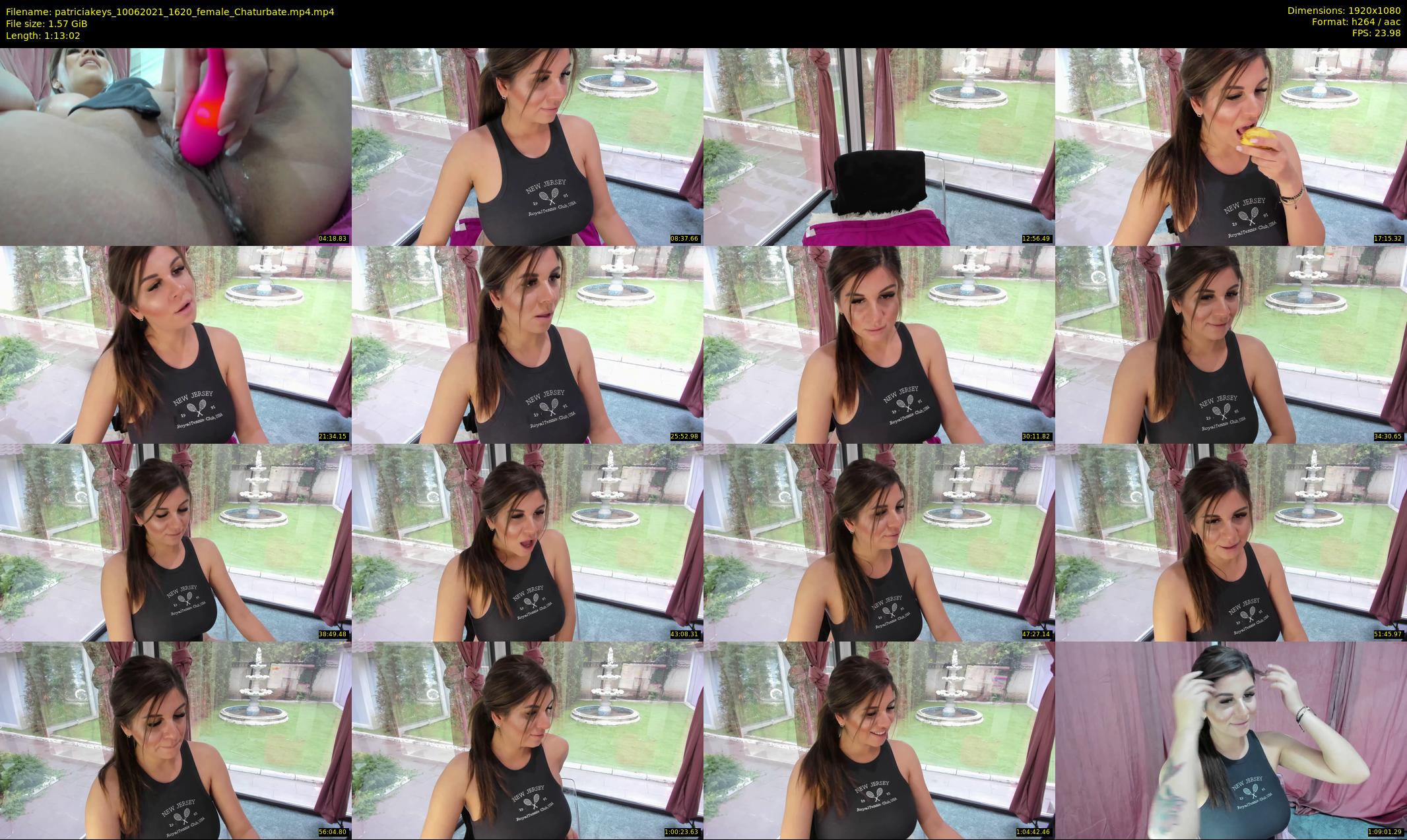 patriciakeys — 74 minute Chaturbate female cam show recording, 1080p, Jun 10, 2021
