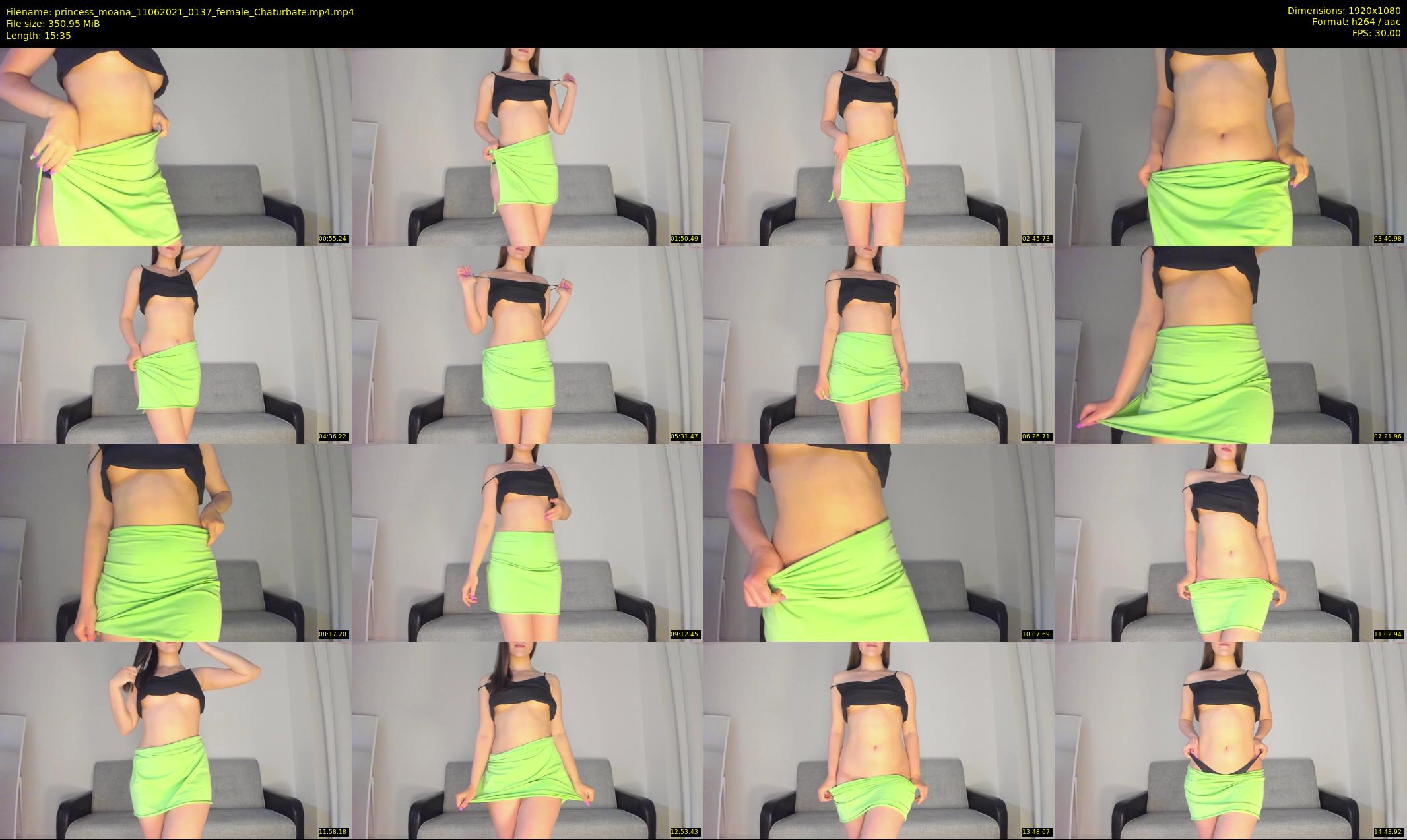 princess_moana — 16 minute Chaturbate female cam show recording, 1080p, Jun 11, 2021