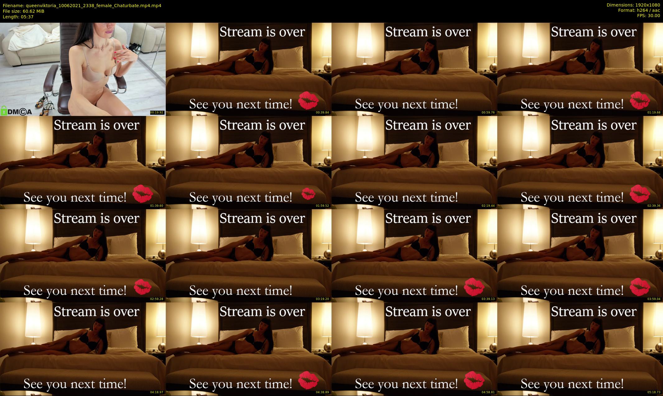 queenviktoria — 6 minute Chaturbate female cam show recording, 1080p, Jun 10, 2021