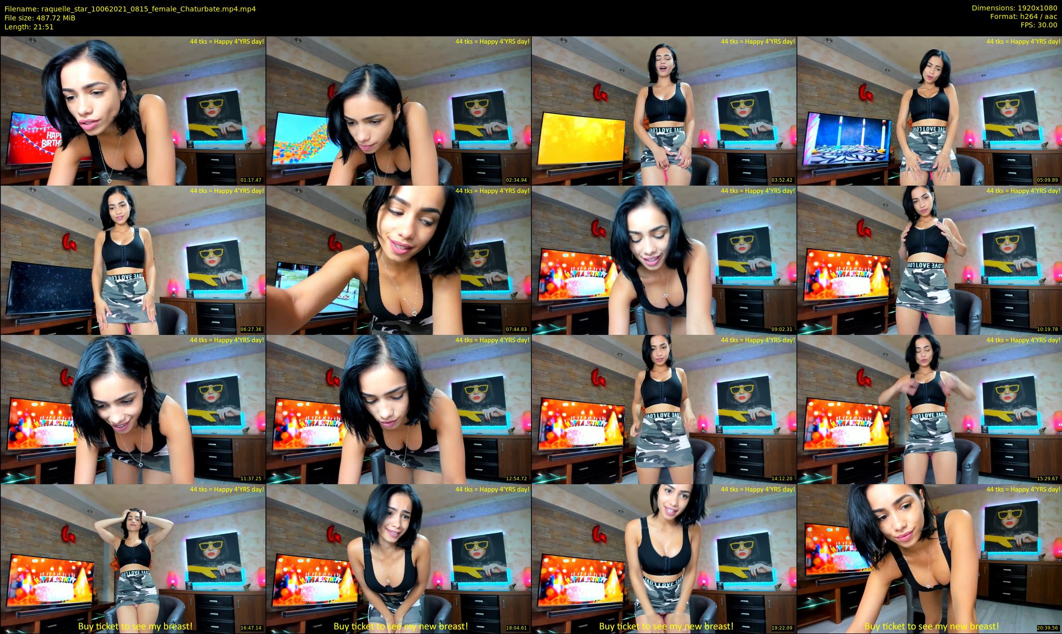 raquelle_star — 22 minute Chaturbate couple cam show recording, 1080p, Jun 10, 2021