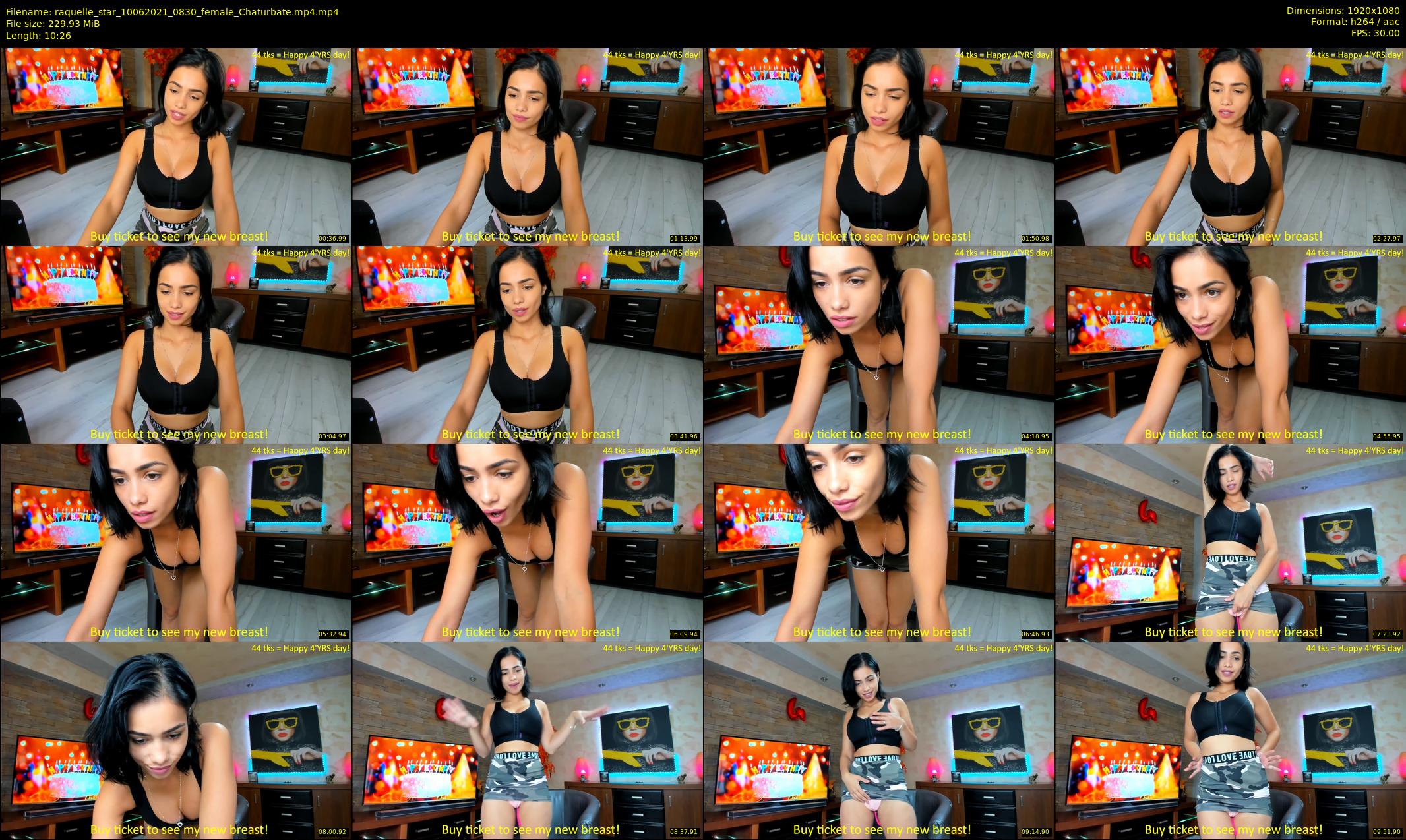 raquelle_star — 11 minute Chaturbate couple cam show recording, 1080p, Jun 10, 2021