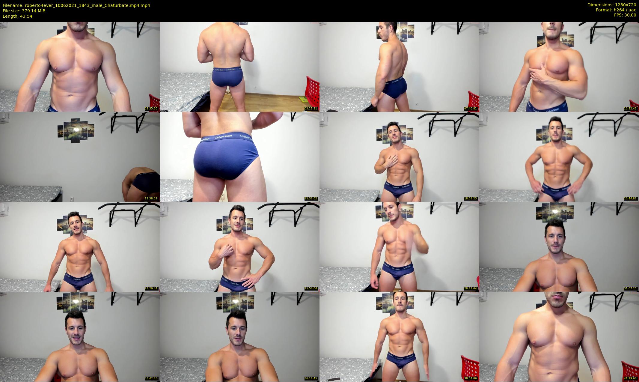 roberto4ever — 44 minute Chaturbate male cam show recording, 720p, Jun 10, 2021