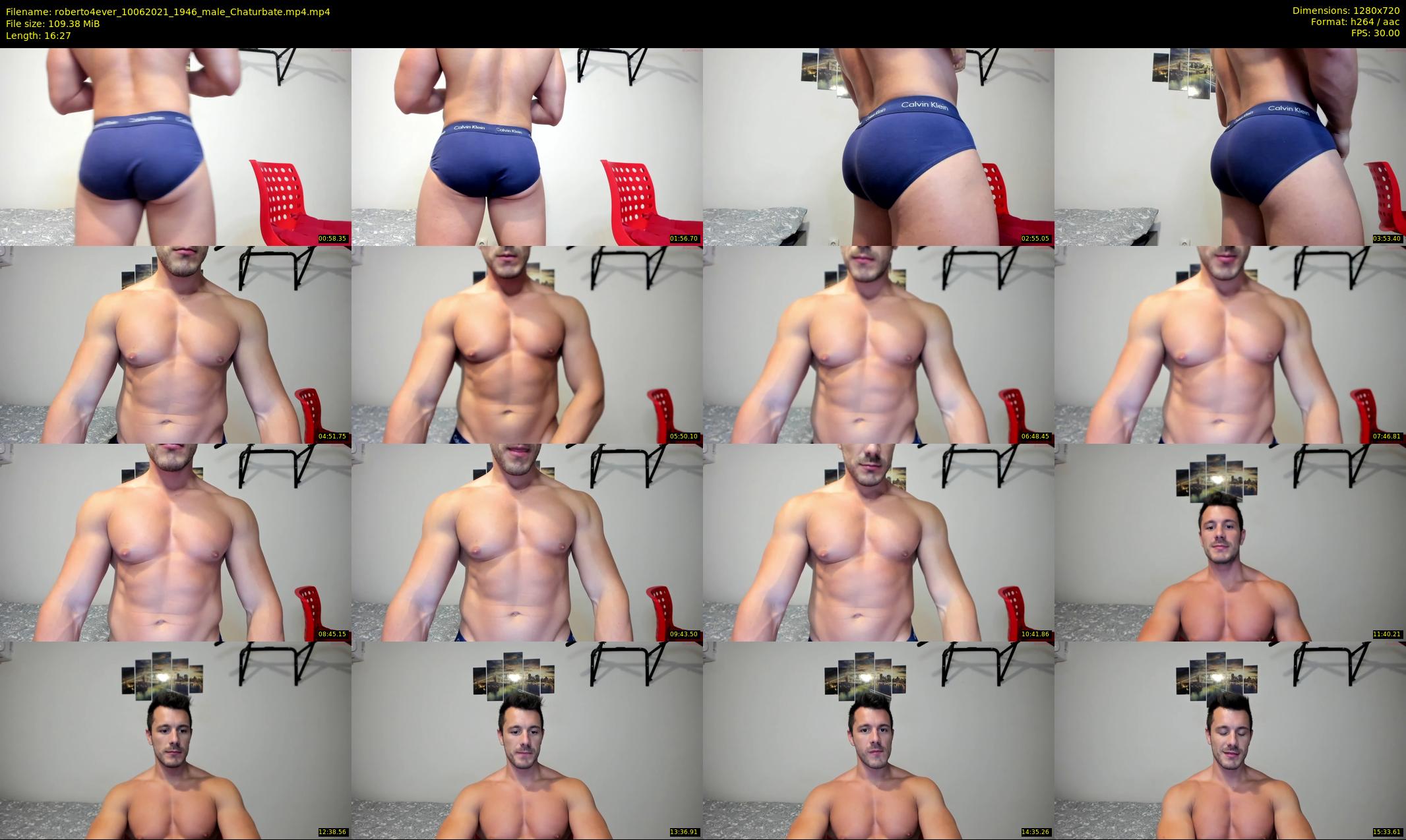 roberto4ever — 17 minute Chaturbate male cam show recording, 720p, Jun 10, 2021