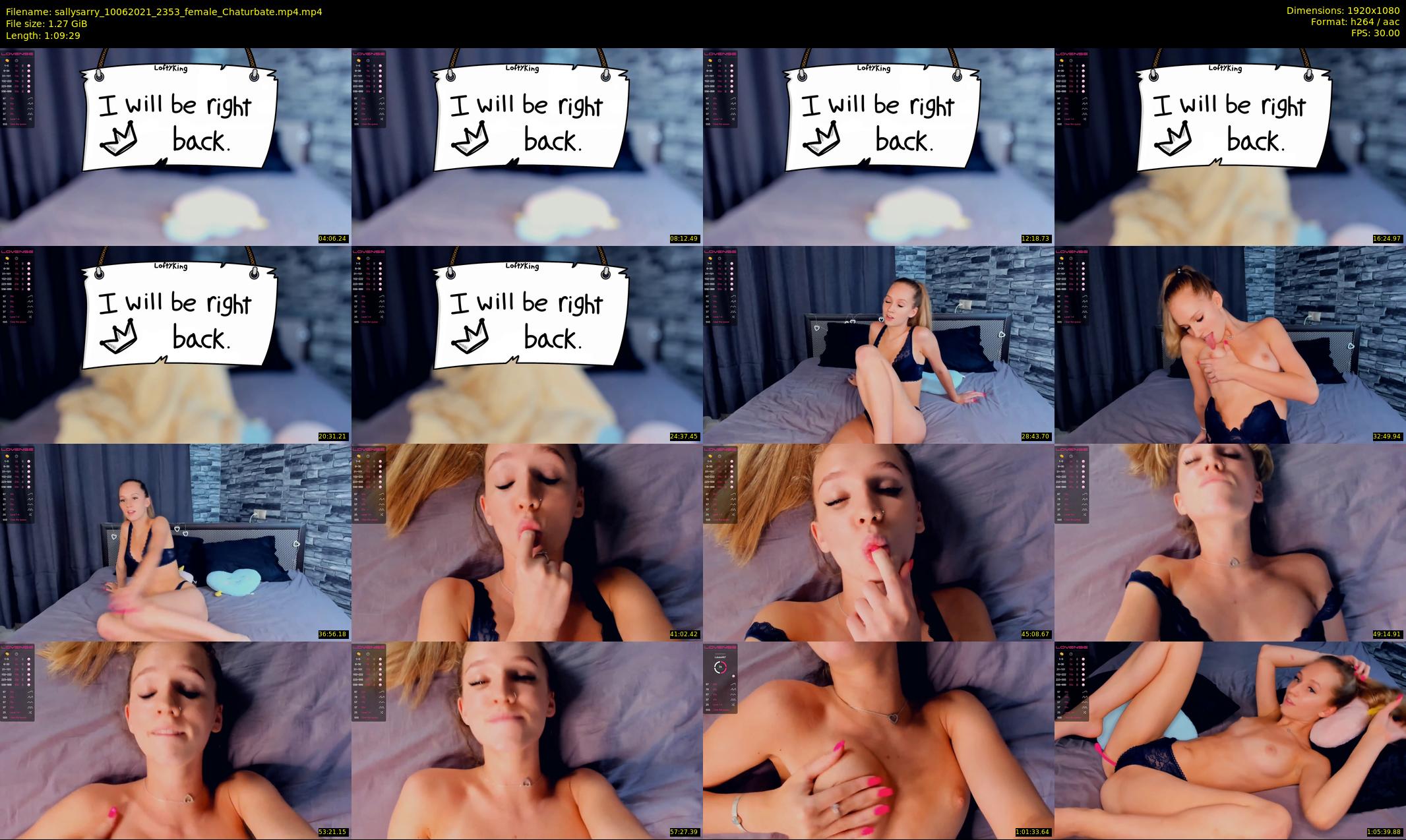 sallysarry — 70 minute Chaturbate couple cam show recording, 1080p, Jun 10, 2021