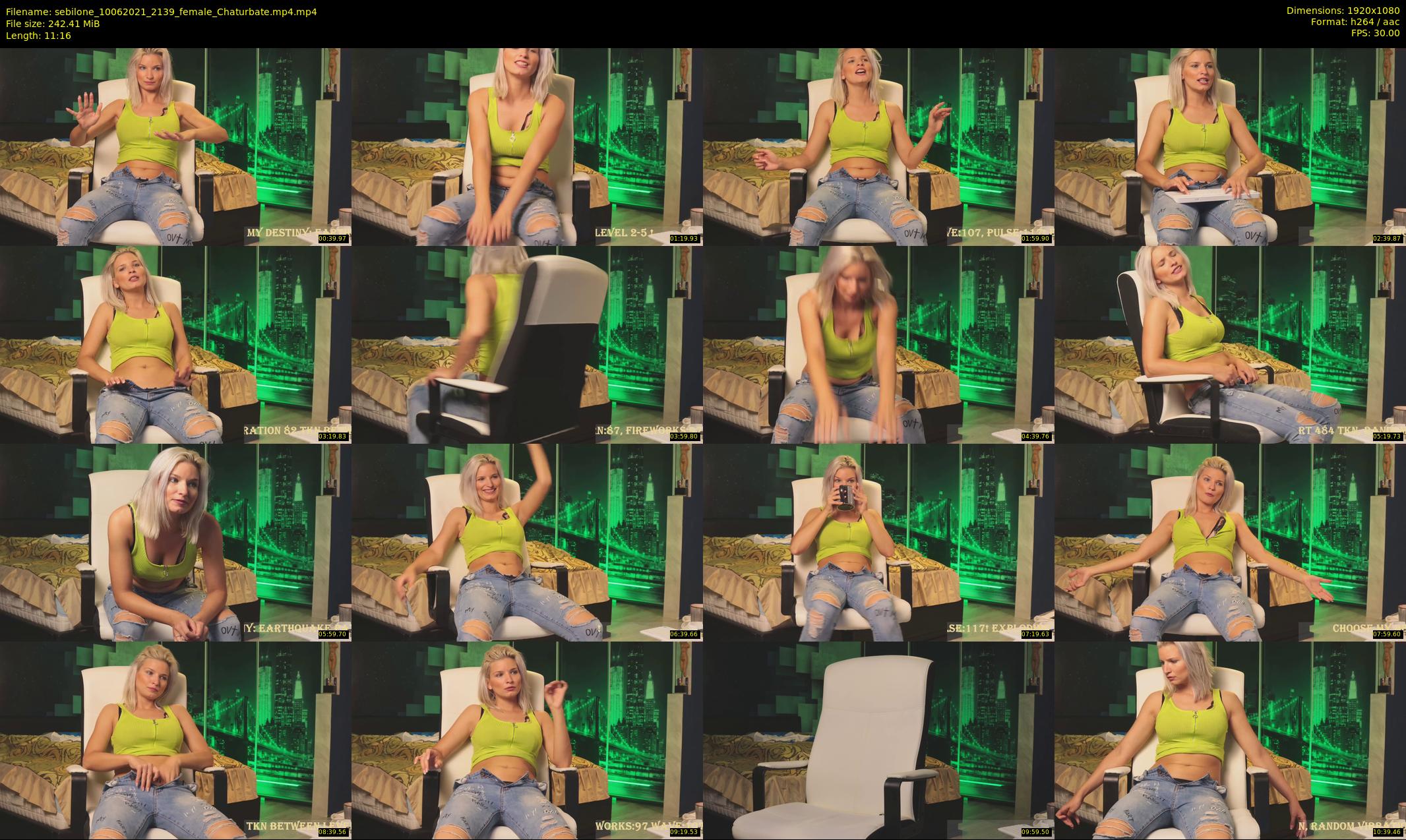 sebilone — 12 minute Chaturbate couple cam show recording, 1080p, Jun 10, 2021