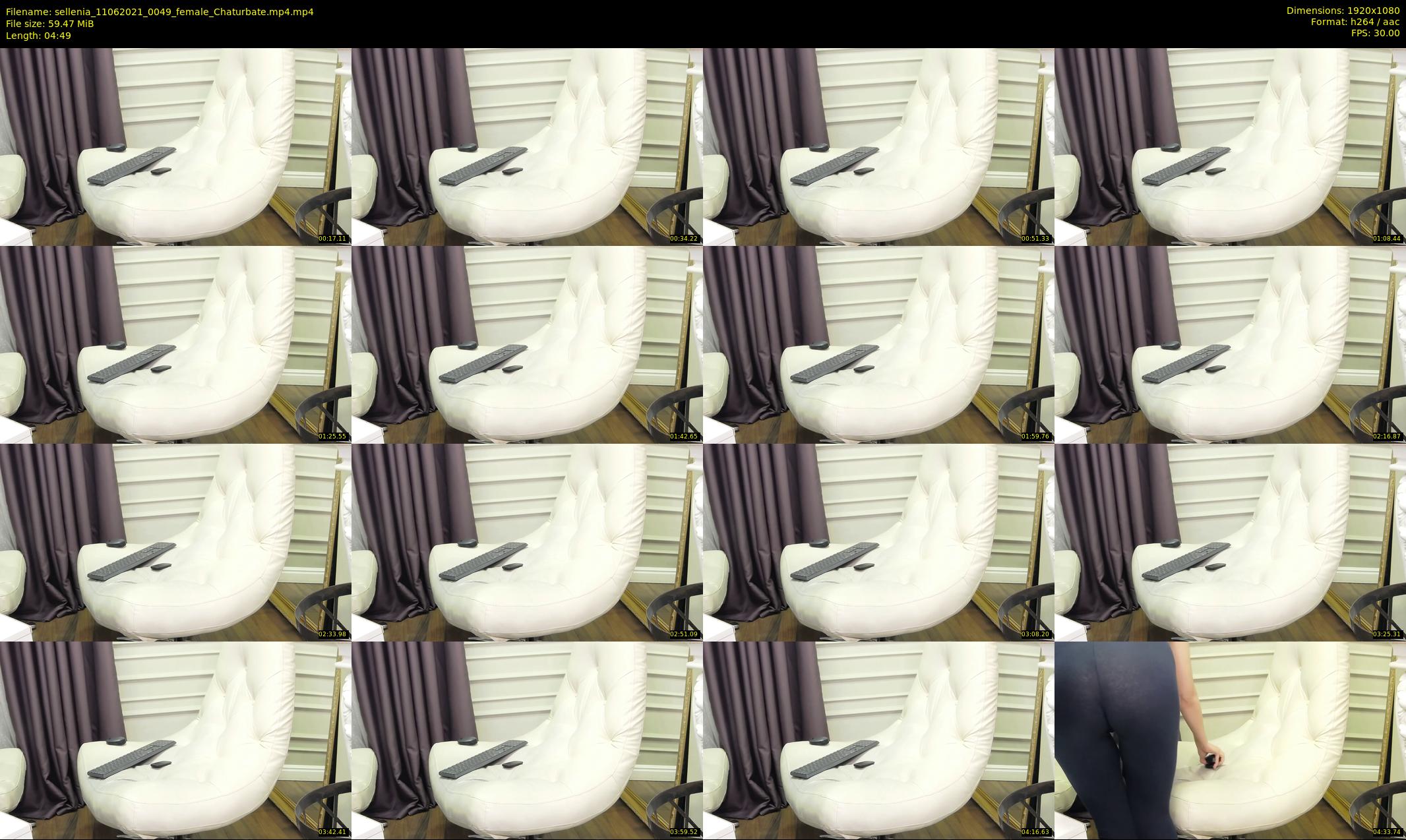 sellenia — 5 minute Chaturbate female cam show recording, 1080p, Jun 11, 2021
