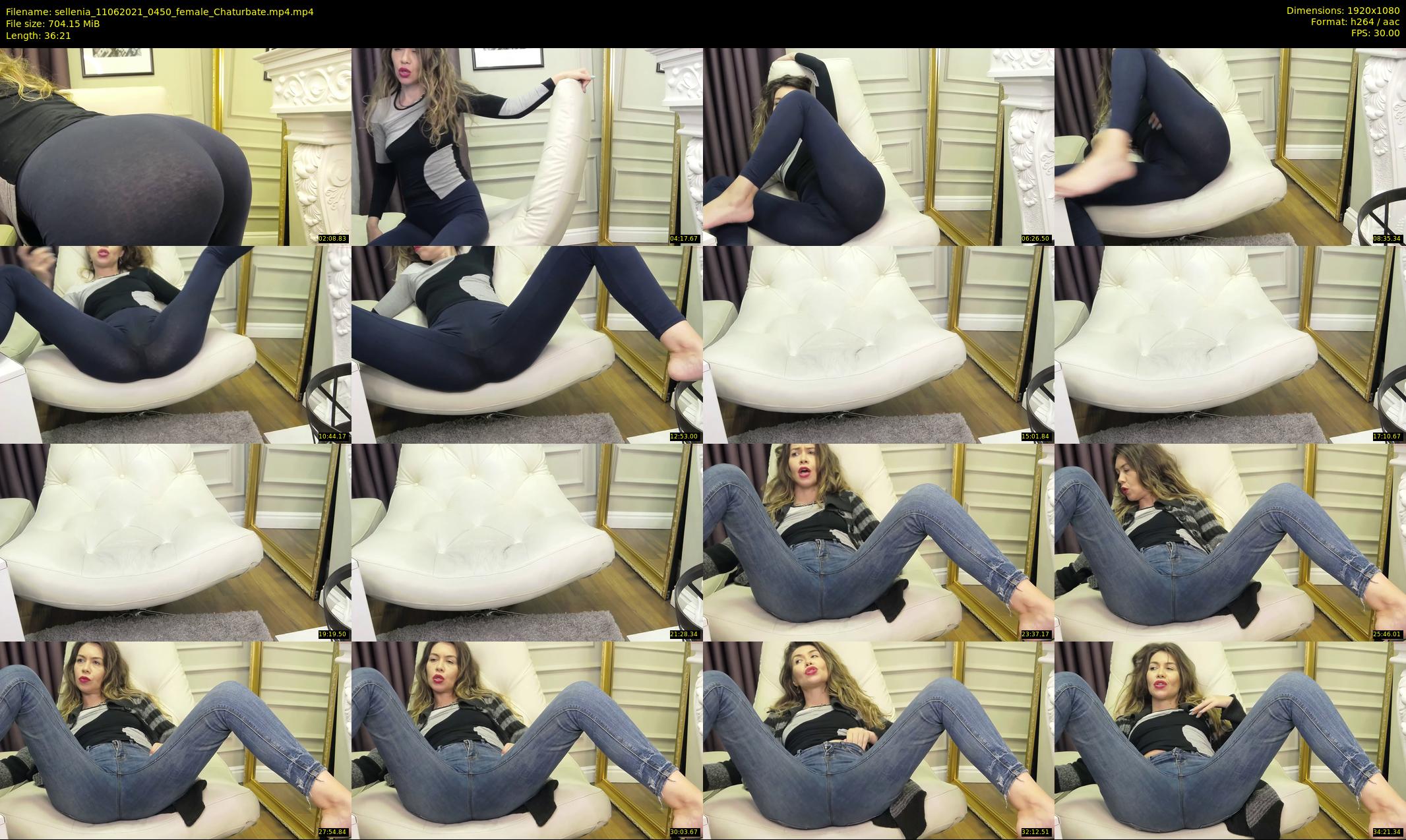sellenia — 37 minute Chaturbate female cam show recording, 1080p, Jun 11, 2021
