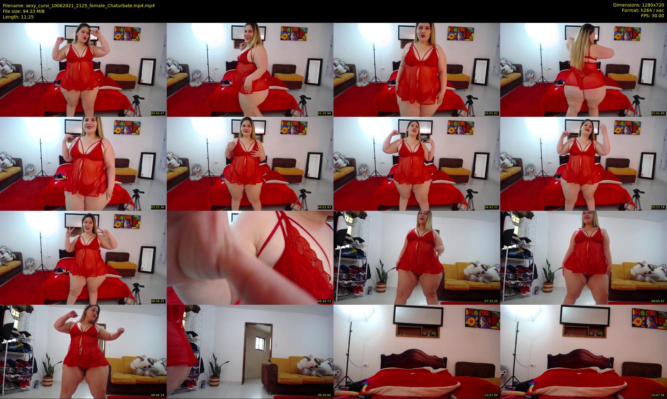 sexy_curvi — 12 minute Chaturbate female cam show recording, 720p, Jun 10, 2021