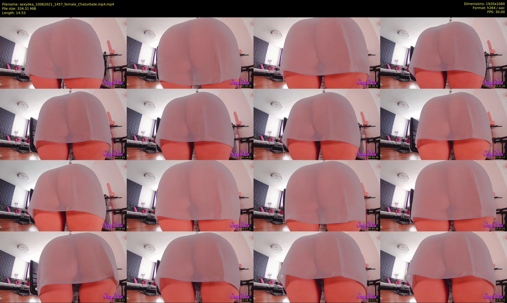 sexydea — 15 minute Chaturbate female cam show recording, 1080p, Jun 10, 2021