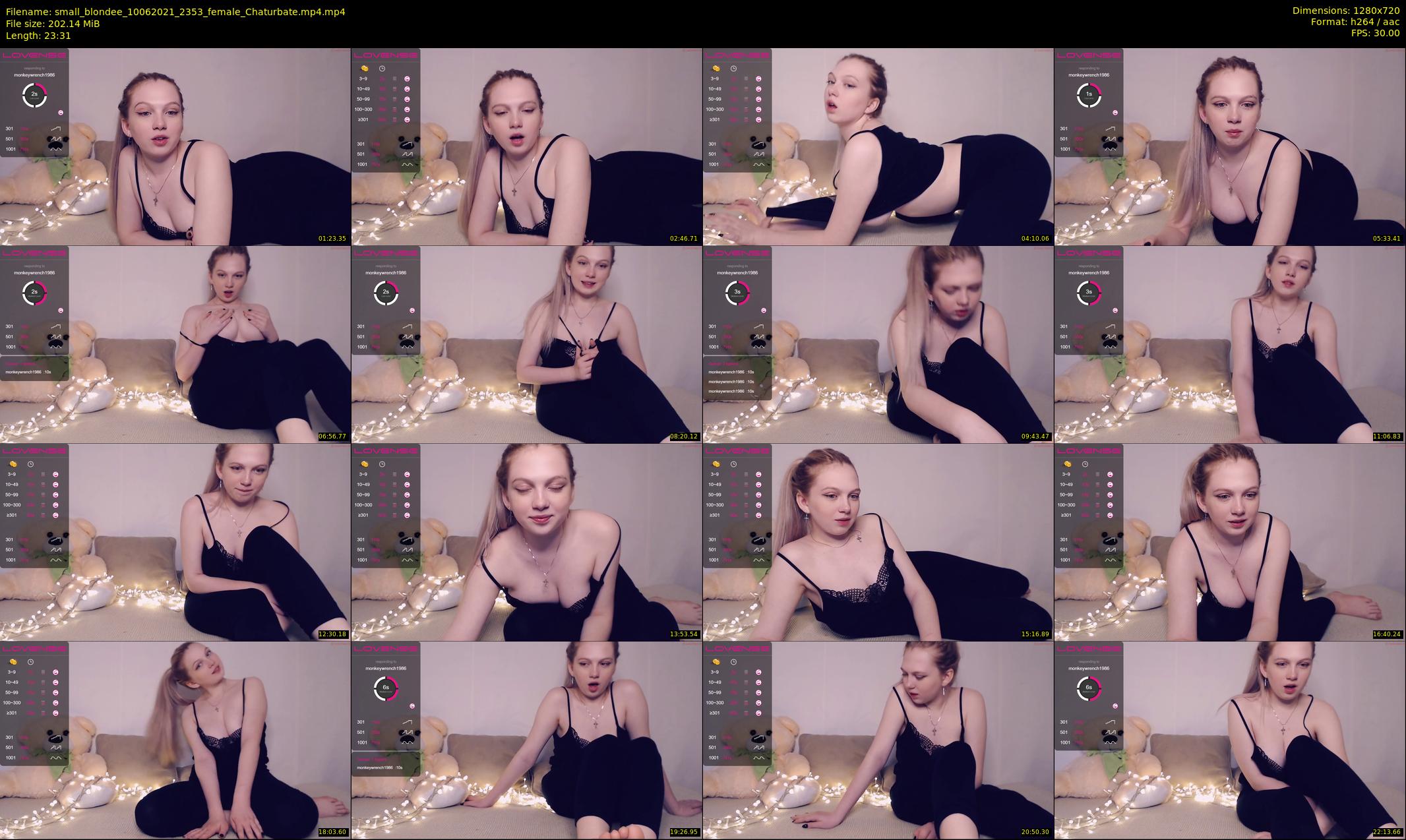 small_blondee — 24 minute Chaturbate female cam show recording, 720p, Jun 10, 2021