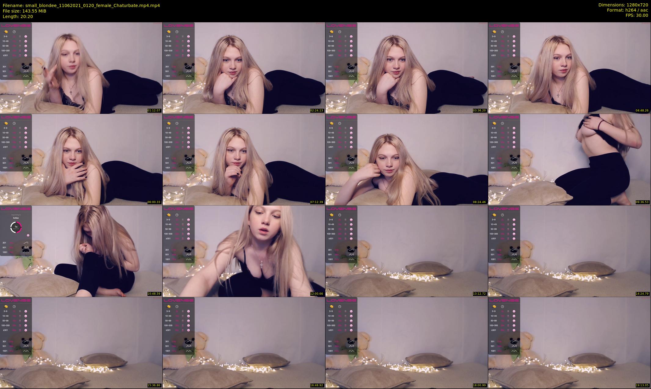 small_blondee — 21 minute Chaturbate female cam show recording, 720p, Jun 11, 2021