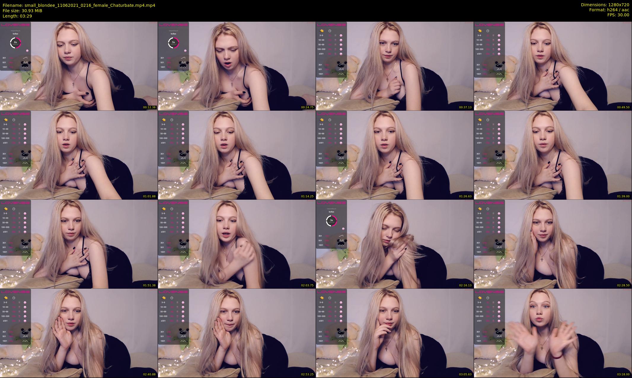 small_blondee — 4 minute Chaturbate female cam show recording, 720p, Jun 11, 2021