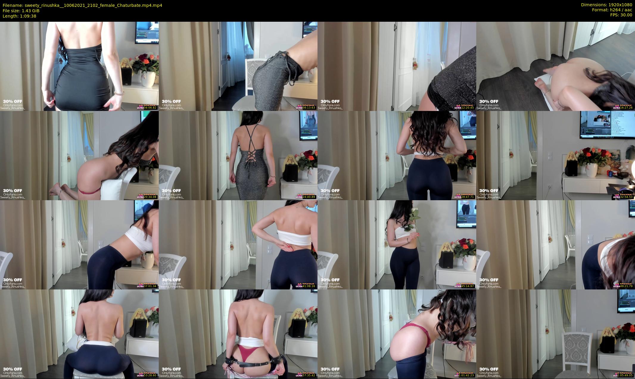 sweety_rinushka_ — 70 minute Chaturbate female cam show recording, 1080p, Jun 10, 2021