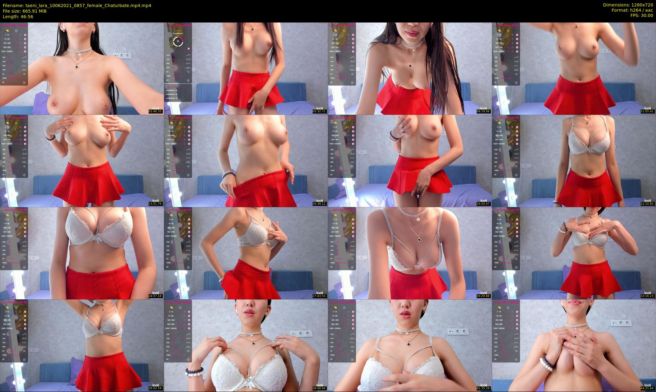 taeni_lara — 47 minute Chaturbate female cam show recording, 720p, Jun 10, 2021