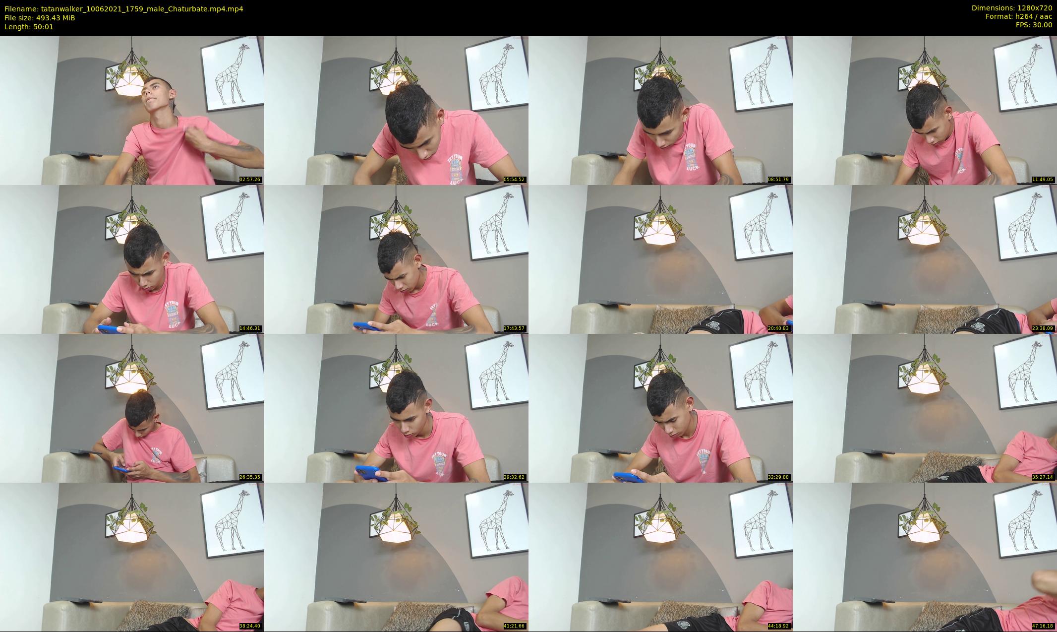 tatanwalker — 51 minute Chaturbate male cam show recording, 720p, Jun 10, 2021