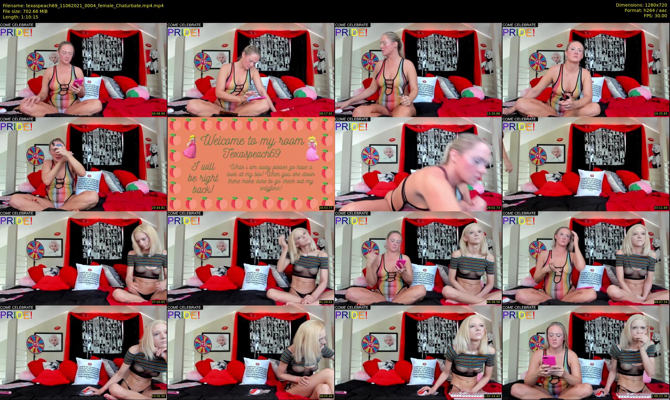 texaspeach69 — 71 minute Chaturbate female cam show recording, 720p, Jun 11, 2021