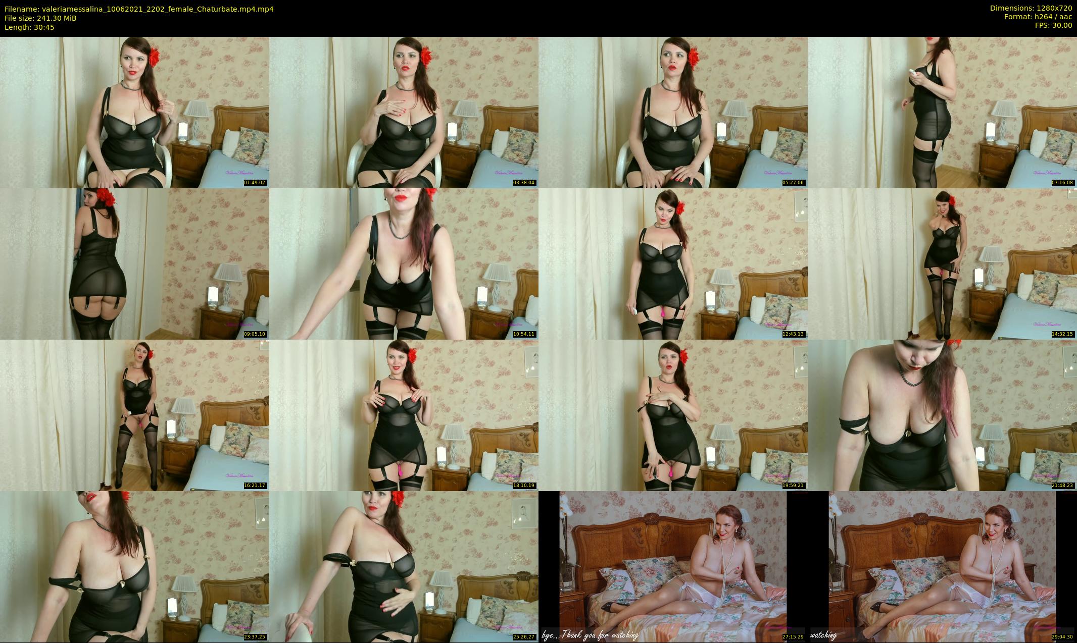 valeriamessalina — 31 minute Chaturbate female cam show recording, 720p, Jun 10, 2021