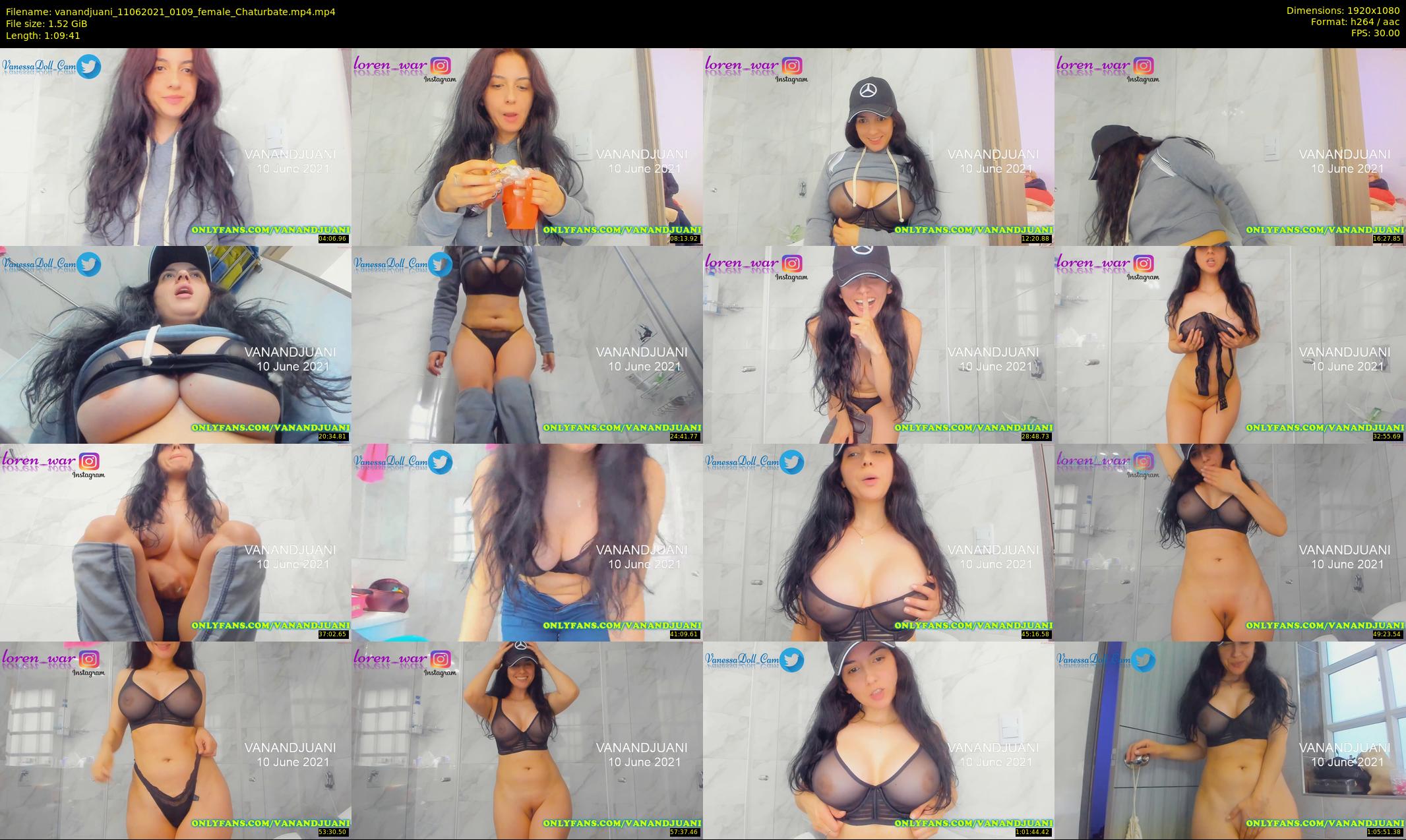 vanandjuani — 70 minute Chaturbate female cam show recording, 1080p, Jun 11, 2021