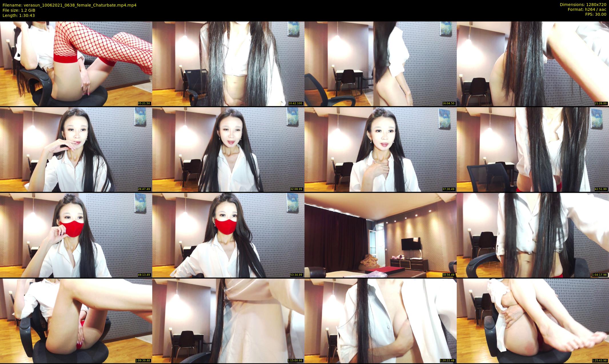 verasun — 91 minute Chaturbate female cam show recording, 720p, Jun 10, 2021