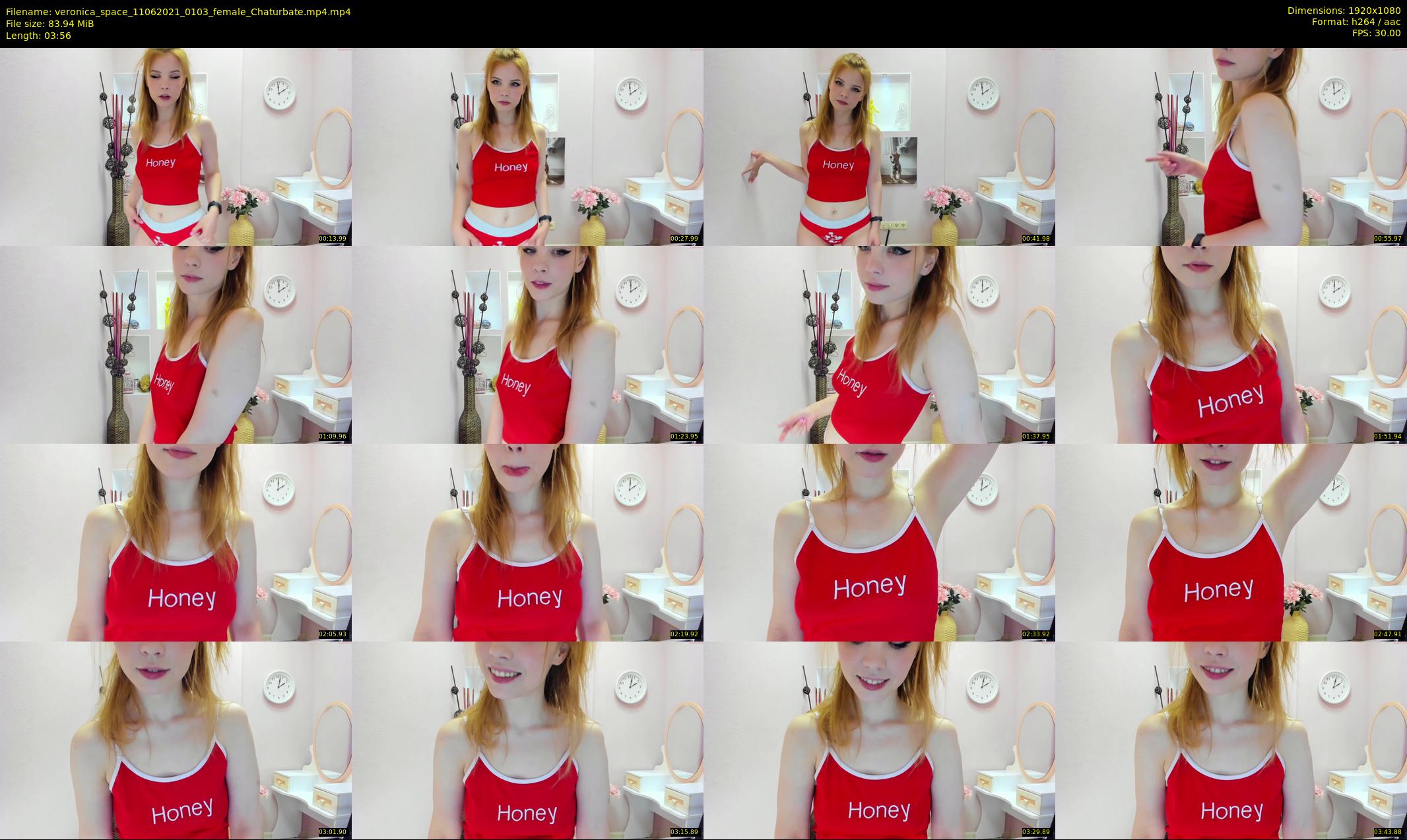 veronica_space — 4 minute Chaturbate female cam show recording, 1080p, Jun 11, 2021