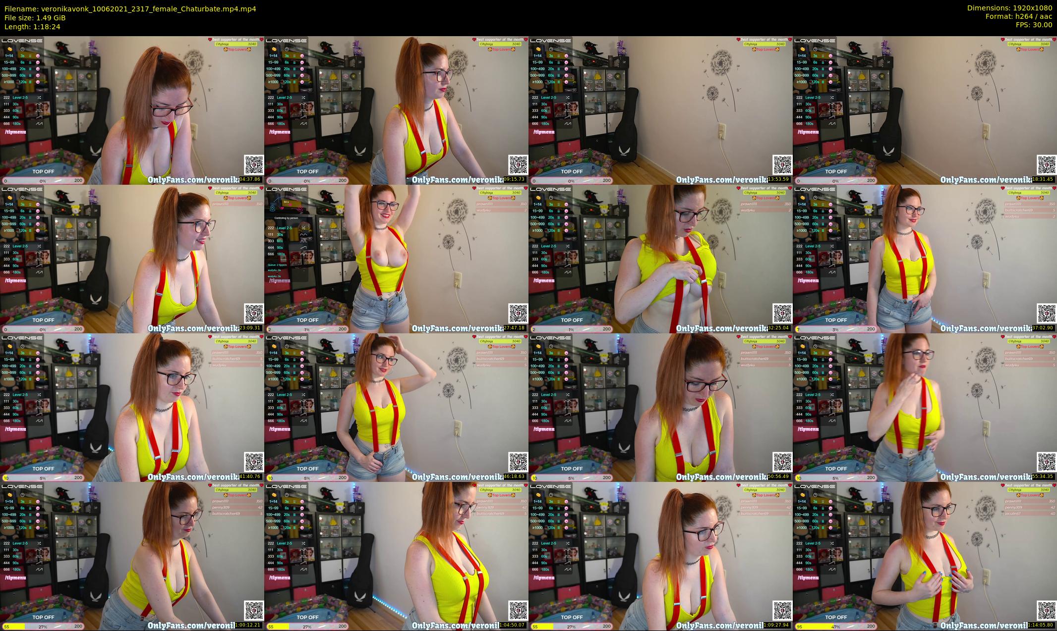 veronikavonk — 79 minute Chaturbate female cam show recording, 1080p, Jun 10, 2021