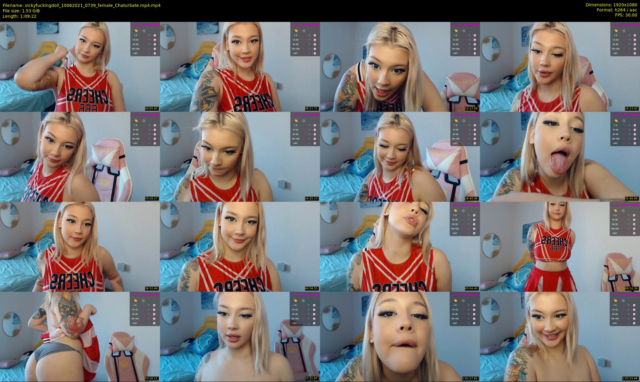vickyfuckingdoll — 70 minute Chaturbate female cam show recording, 1080p, Jun 10, 2021