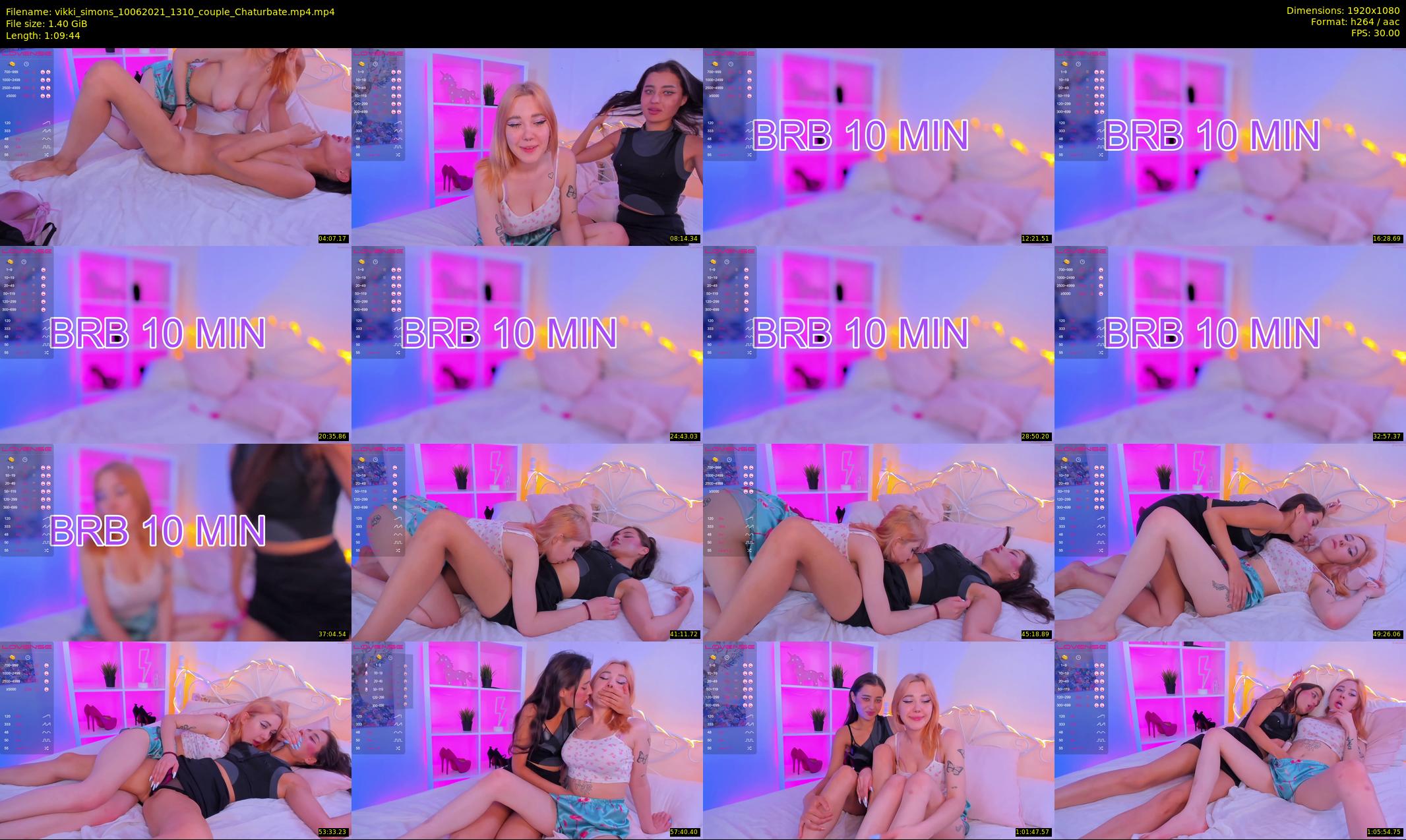 vikki_simons — 70 minute Chaturbate couple cam show recording, 1080p, Jun 10, 2021