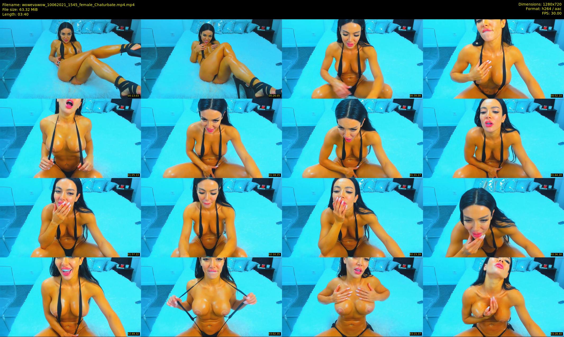 wowevawow — 4 minute Chaturbate female cam show recording, 720p, Jun 10, 2021