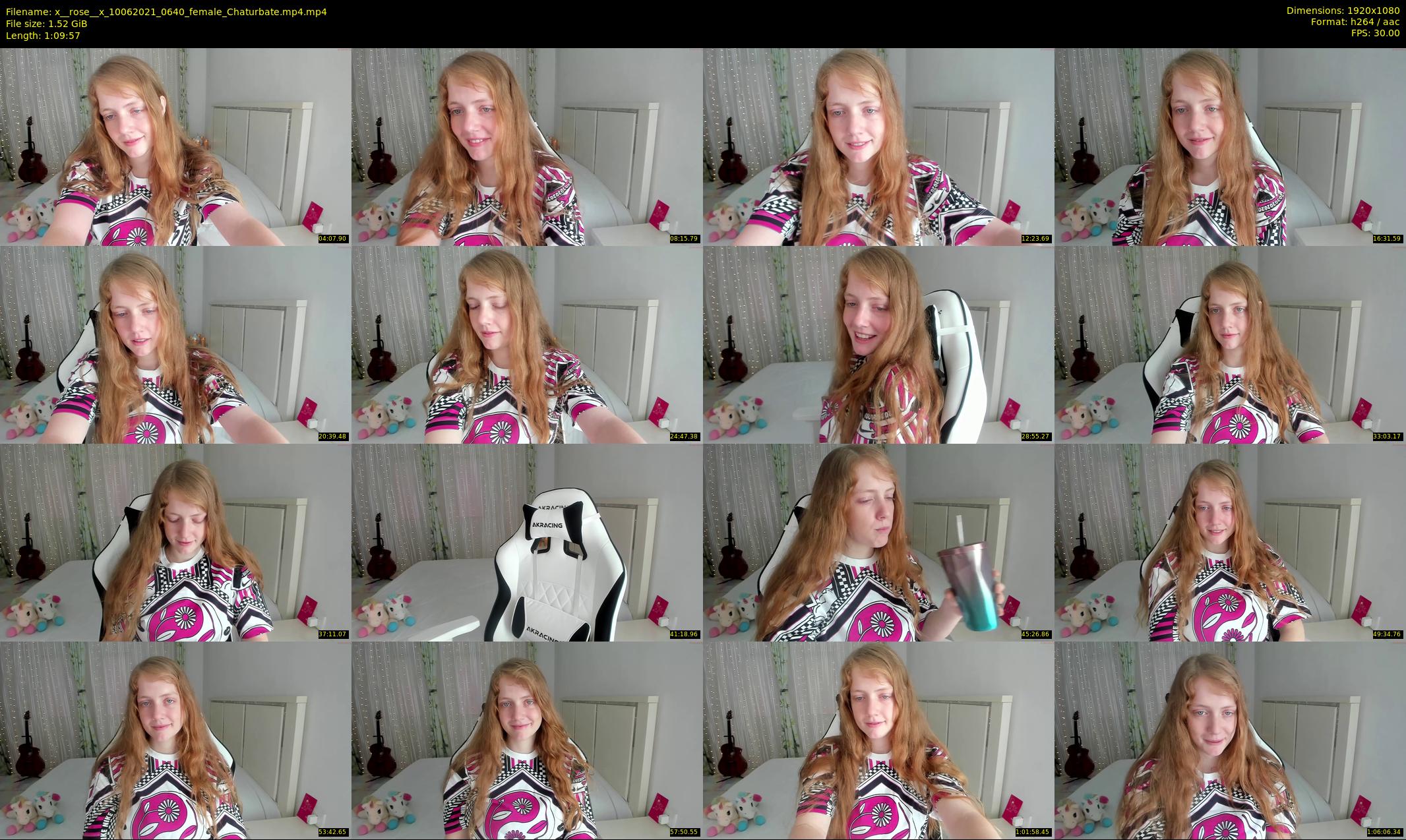 x__rose__x — 70 minute Chaturbate female cam show recording, 1080p, Jun 10, 2021