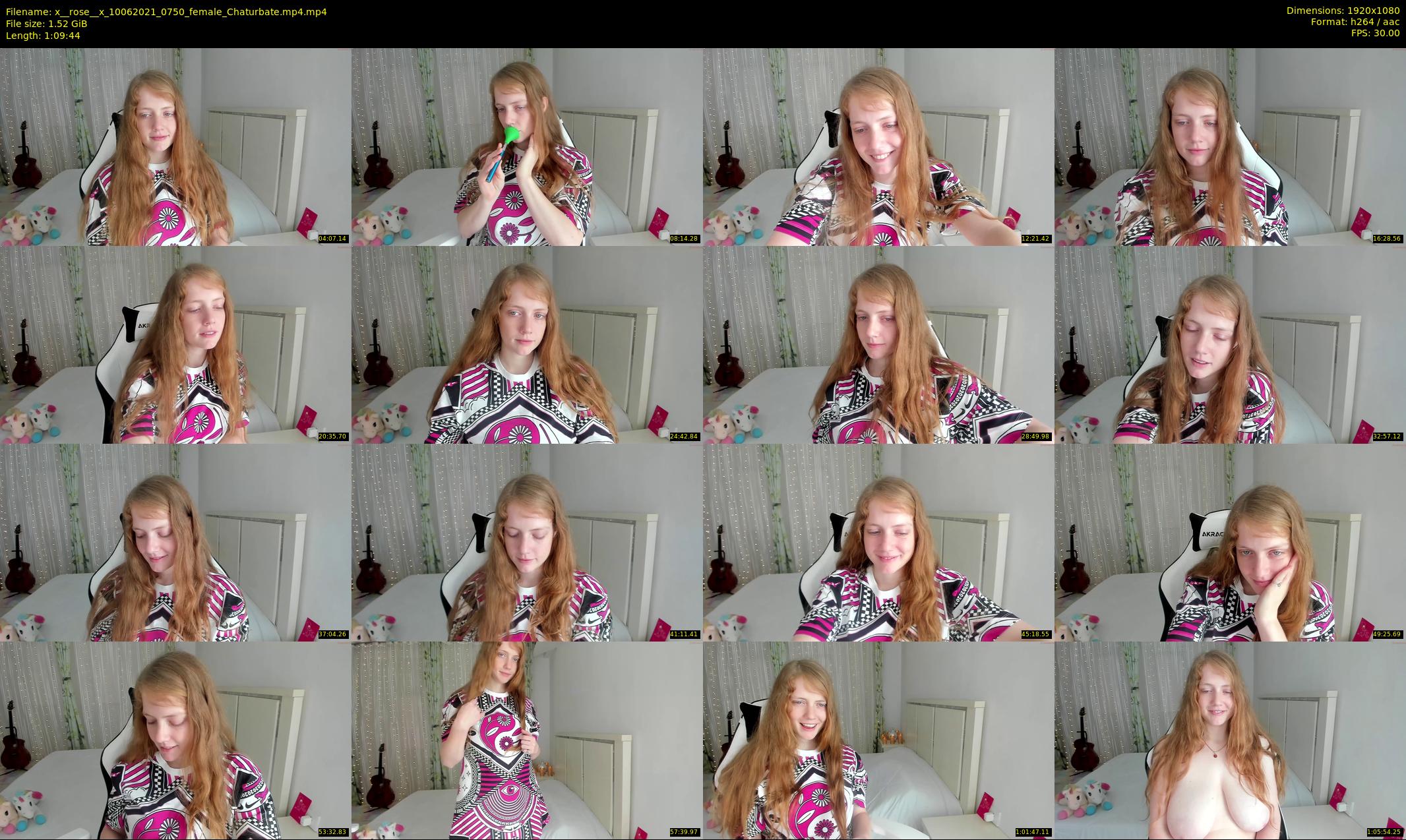 x__rose__x — 70 minute Chaturbate female cam show recording, 1080p, Jun 10, 2021