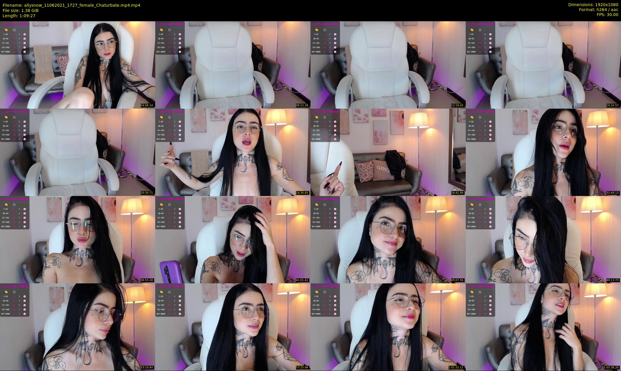 allysnow — 70 minute Chaturbate female cam show recording, 1080p, Jun 11, 2021