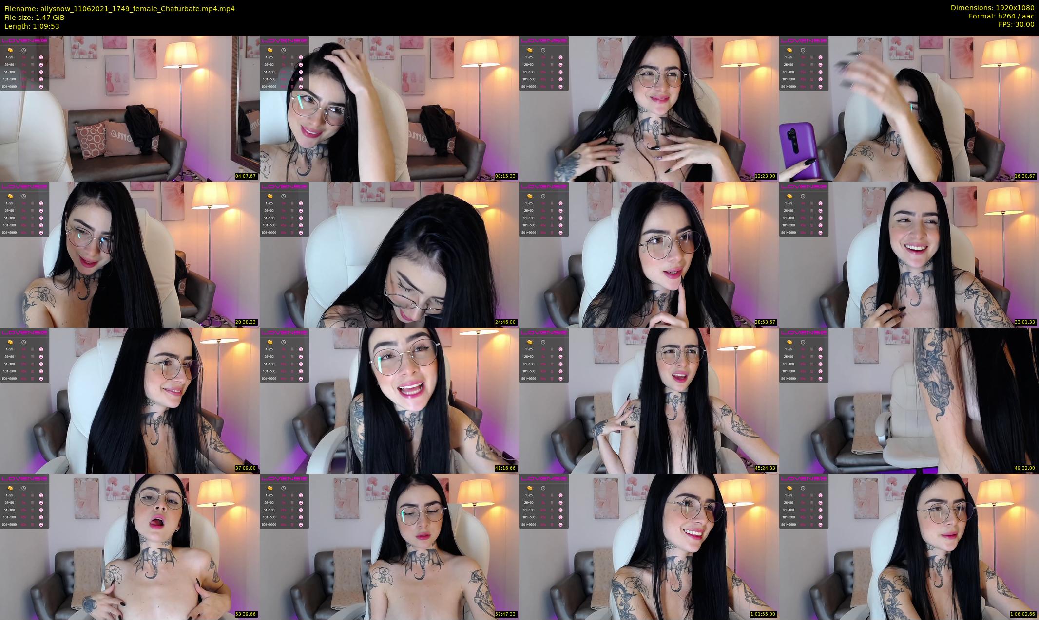 allysnow — 70 minute Chaturbate female cam show recording, 1080p, Jun 11, 2021