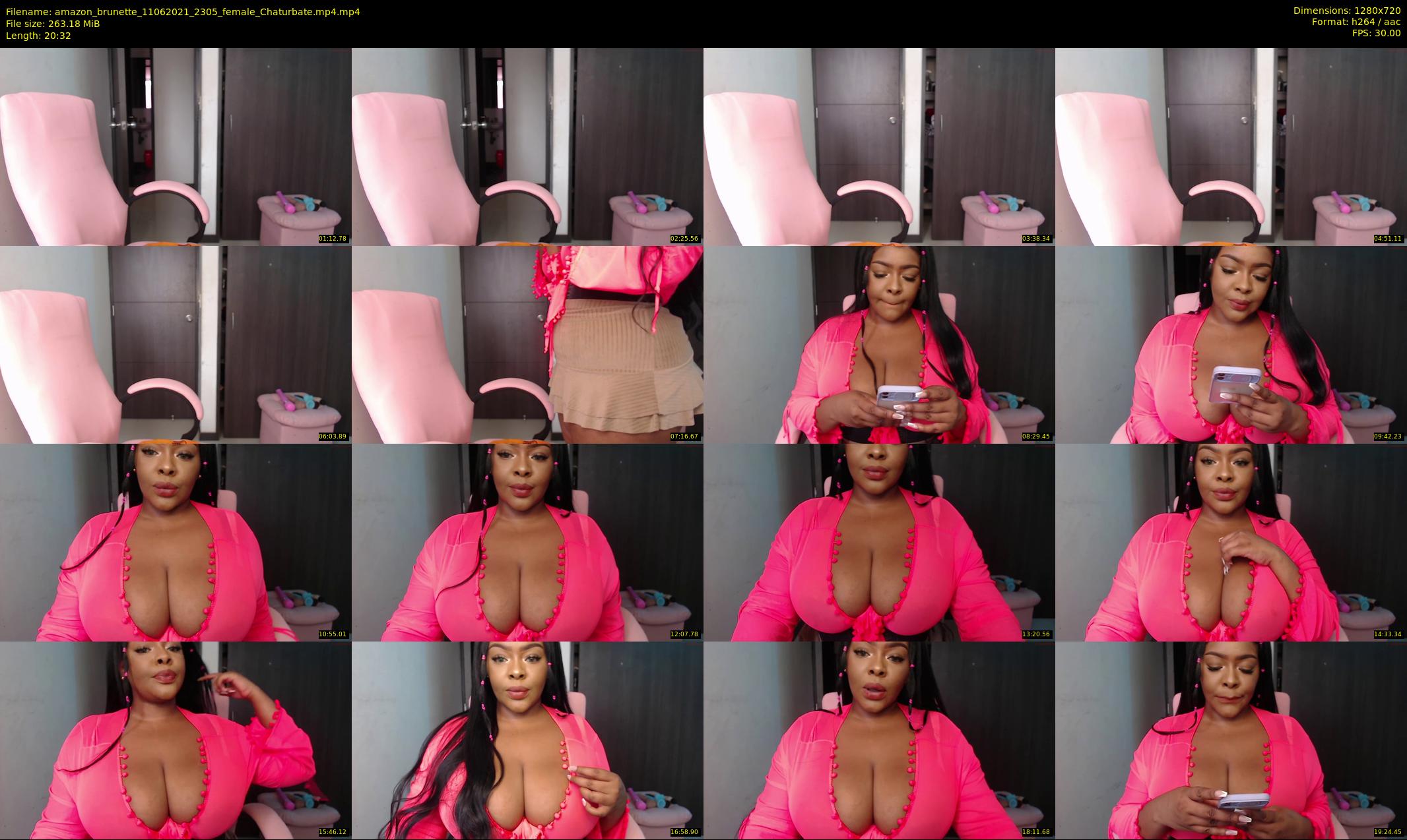 amazon_brunette — 21 minute Chaturbate female cam show recording, 720p, Jun 11, 2021