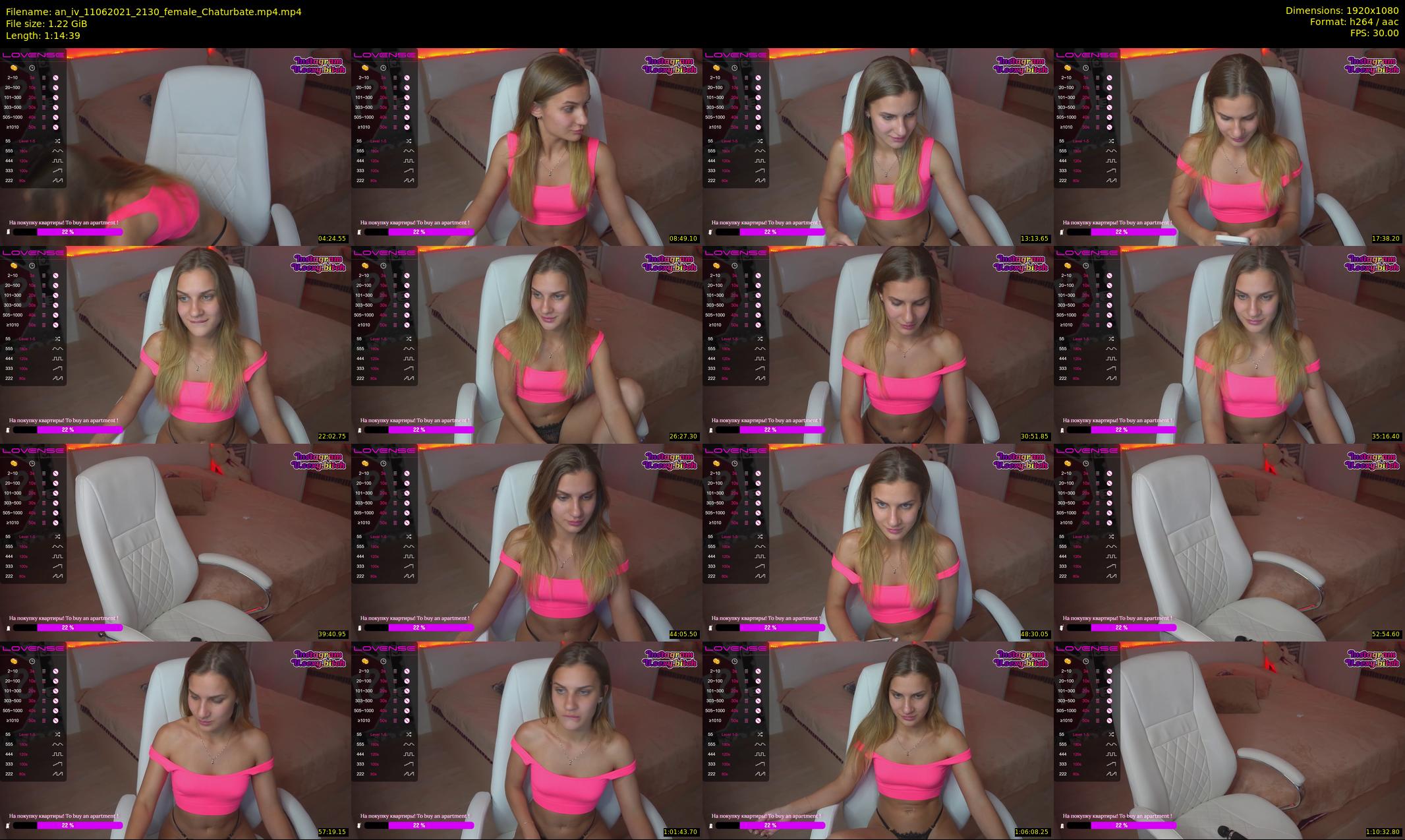 an_iv — 75 minute Chaturbate female cam show recording, 1080p, Jun 11, 2021