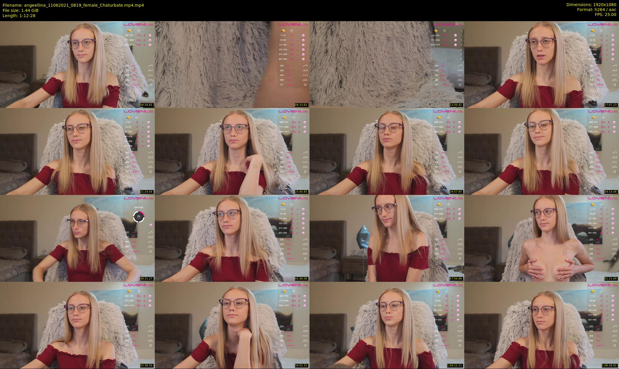 angeellina — 73 minute Chaturbate female cam show recording, 1080p, Jun 11, 2021