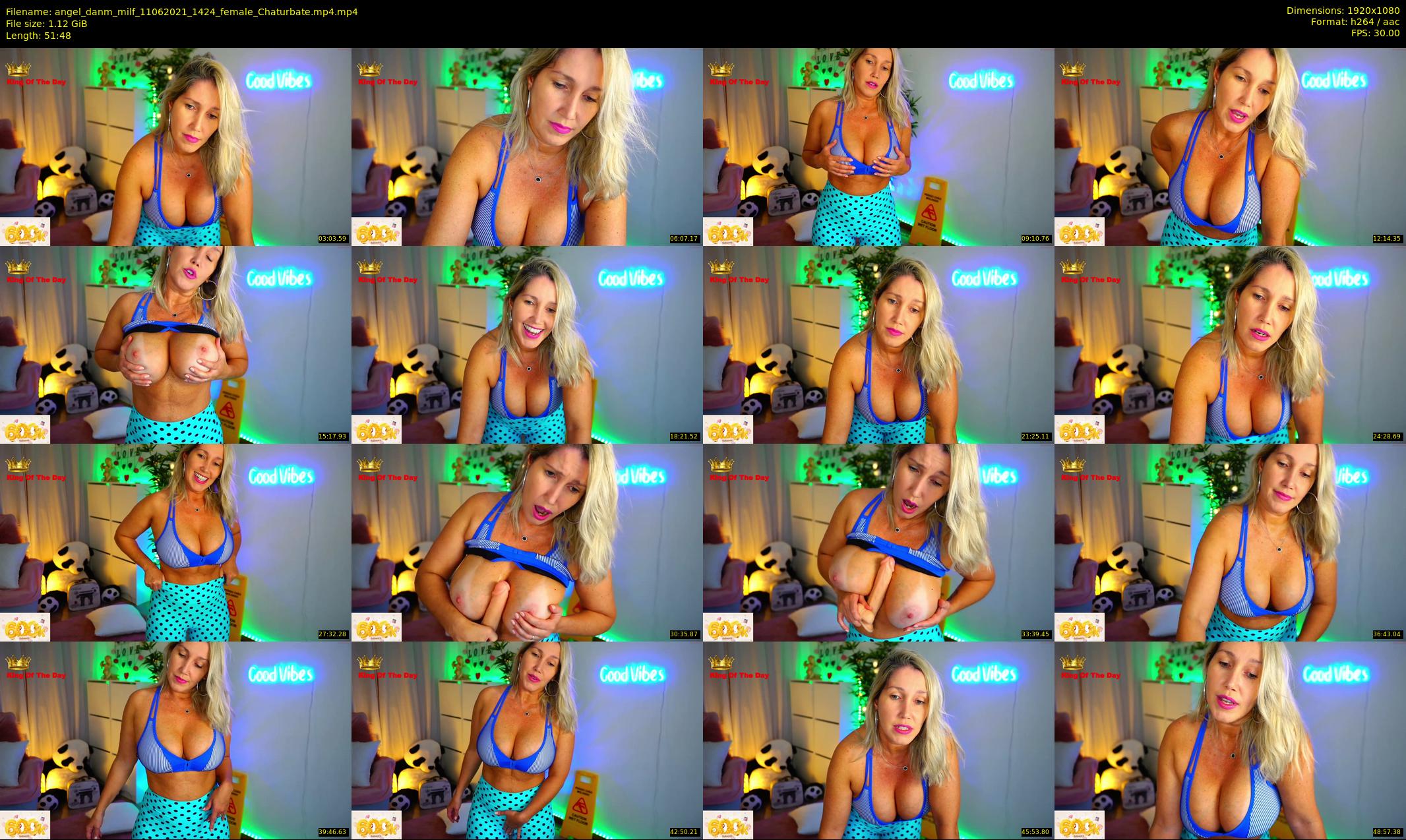 angel_danm_milf — 52 minute Chaturbate female cam show recording, 1080p, Jun 11, 2021
