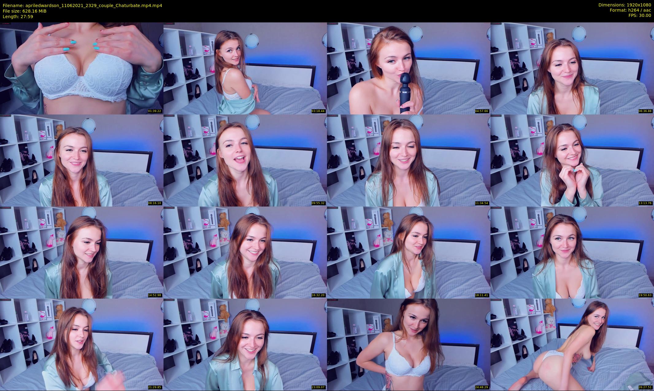 apriledwardson — 28 minute Chaturbate couple cam show recording, 1080p, Jun 11, 2021